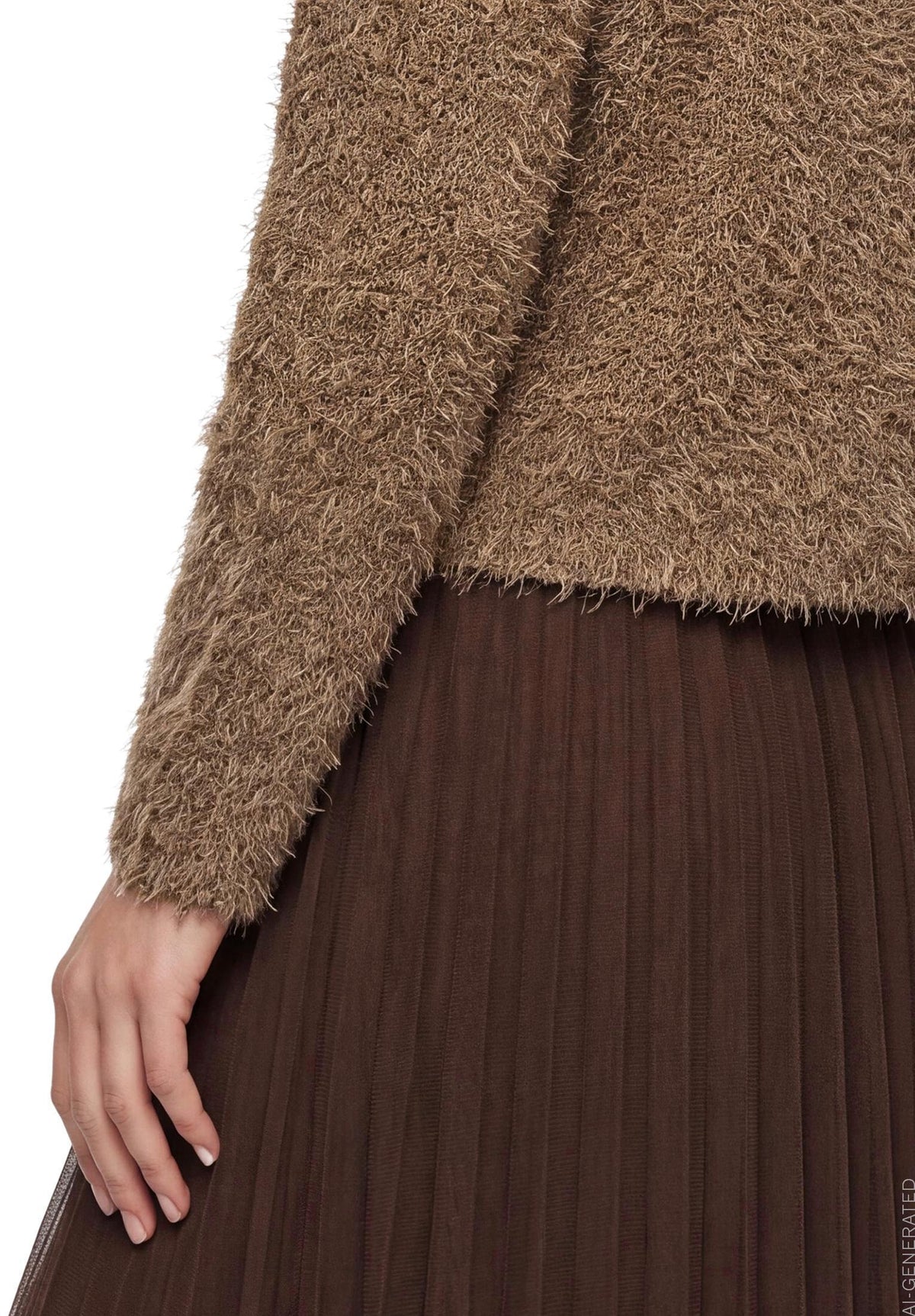Strick-Cardigan (Light Hazelnut)