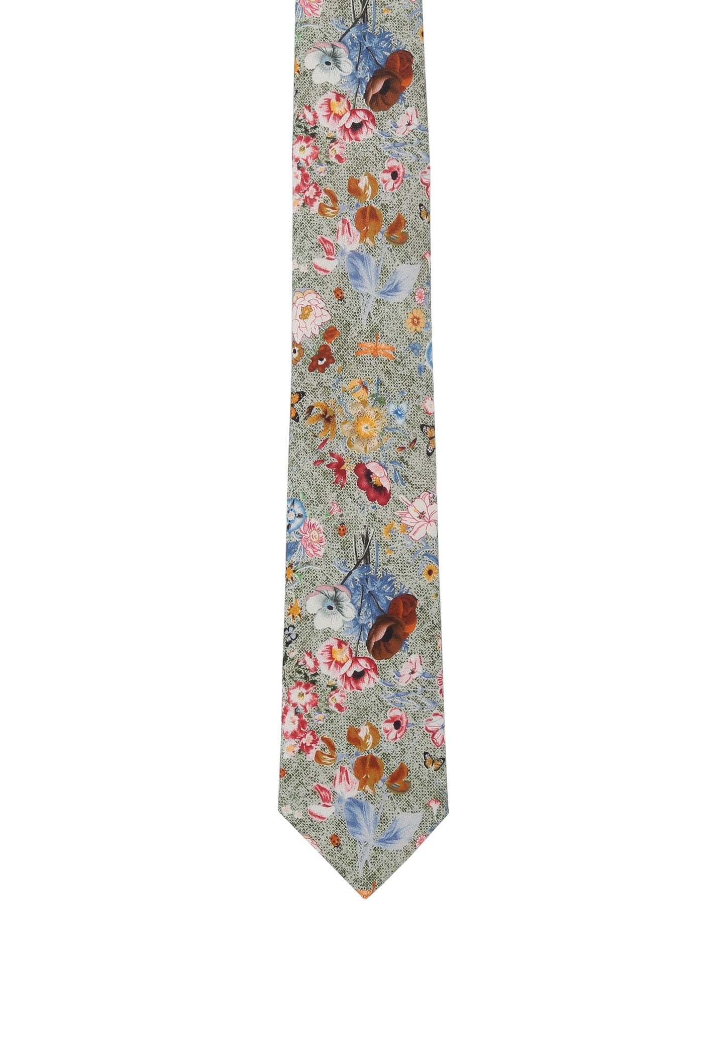 Krawatte Blume 6cm (Fb.2 M-gruen)