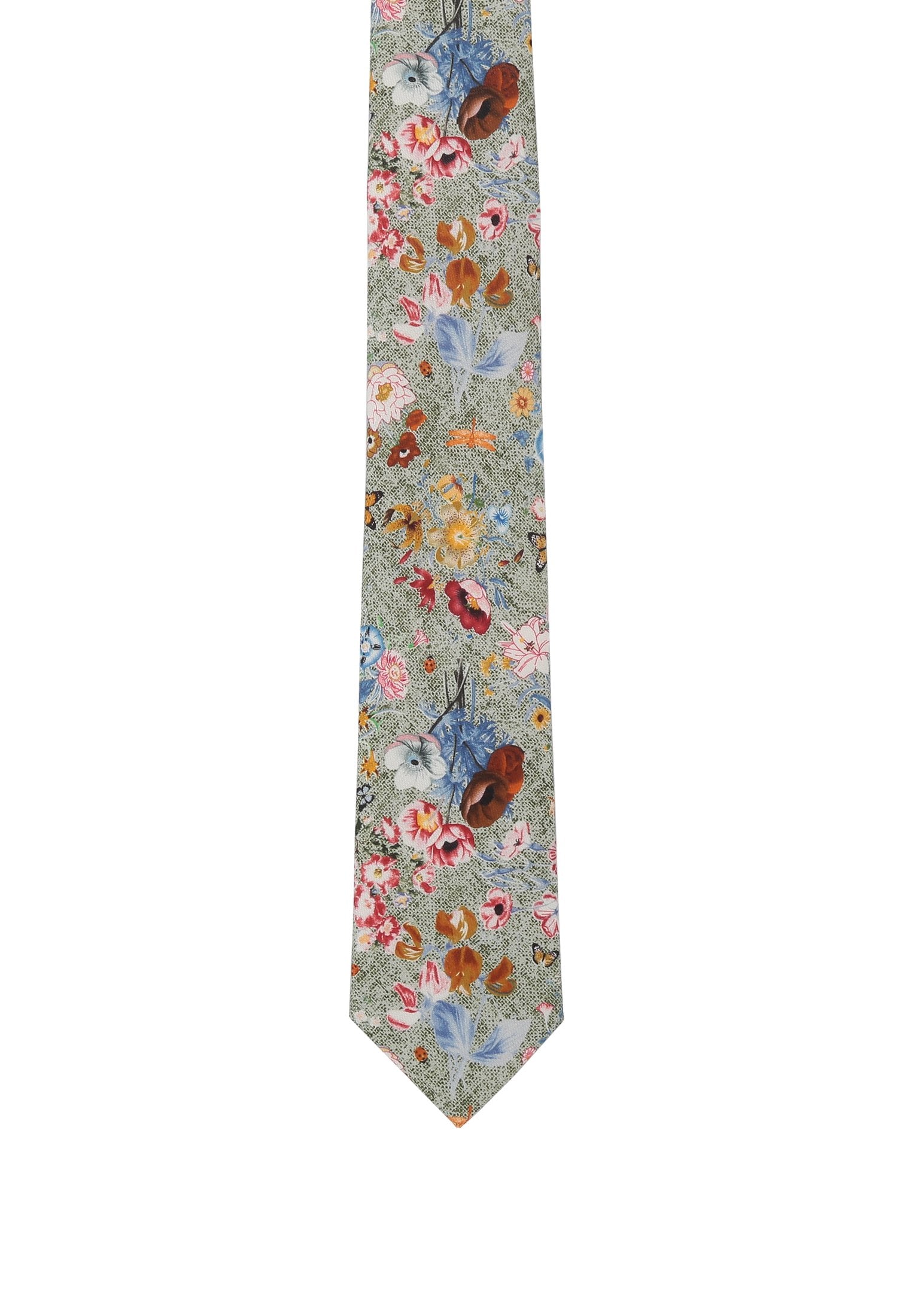 Krawatte Blume 6cm (Fb.2 M-gruen)