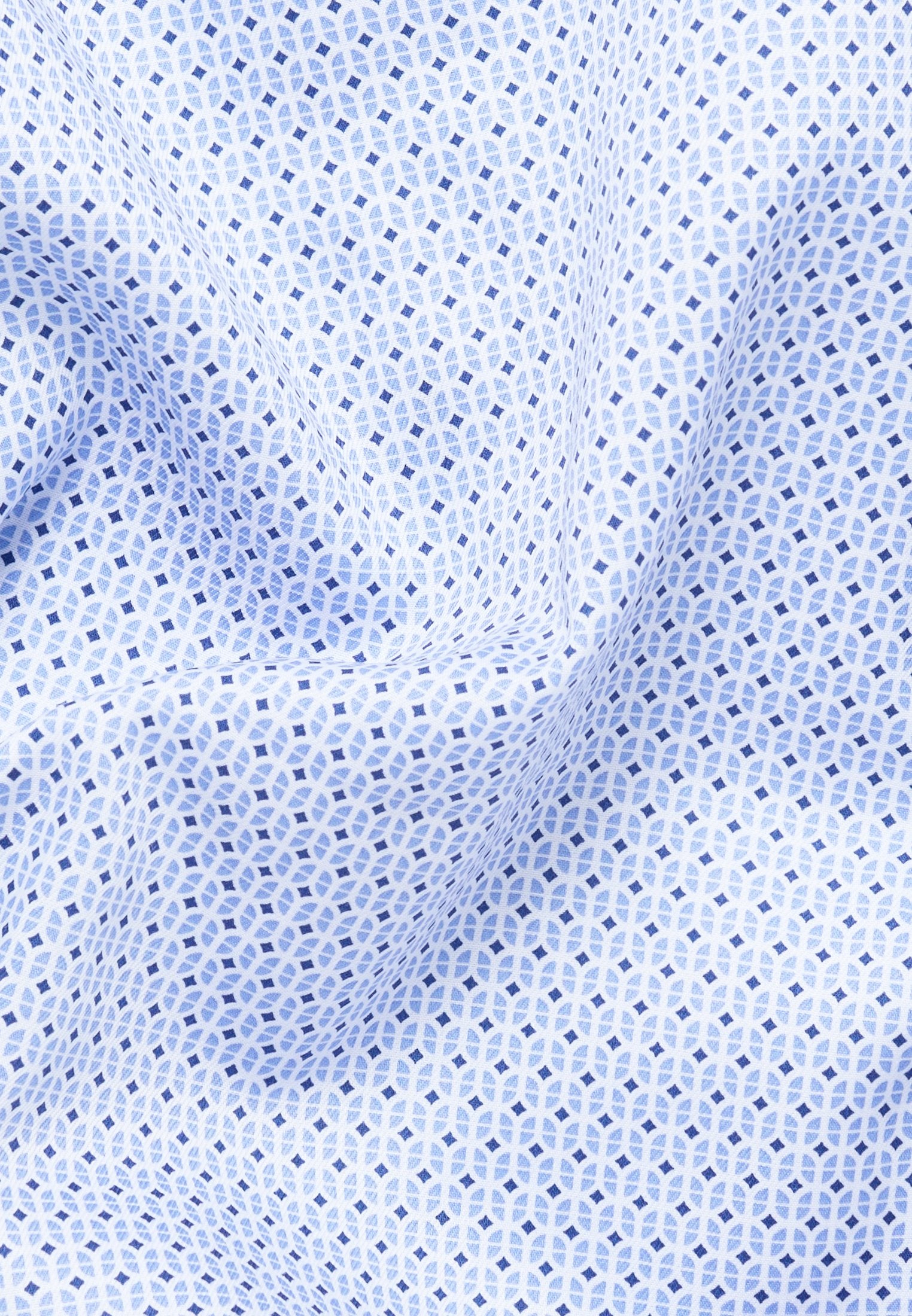 Hemd Twill Langarm (Mittelblau)