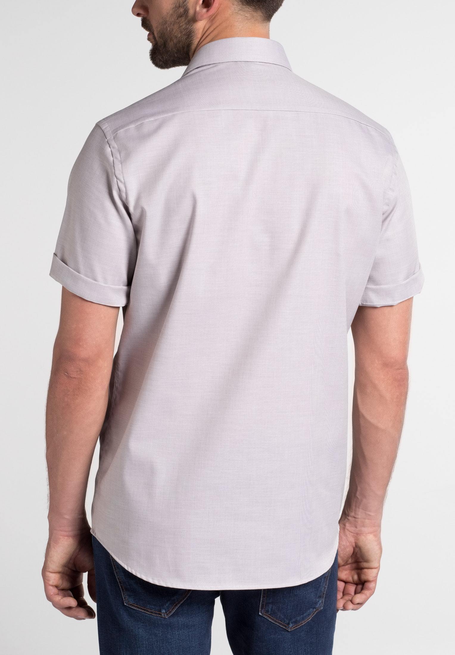 Hemd Pinpoint Kurzarm (Beige)