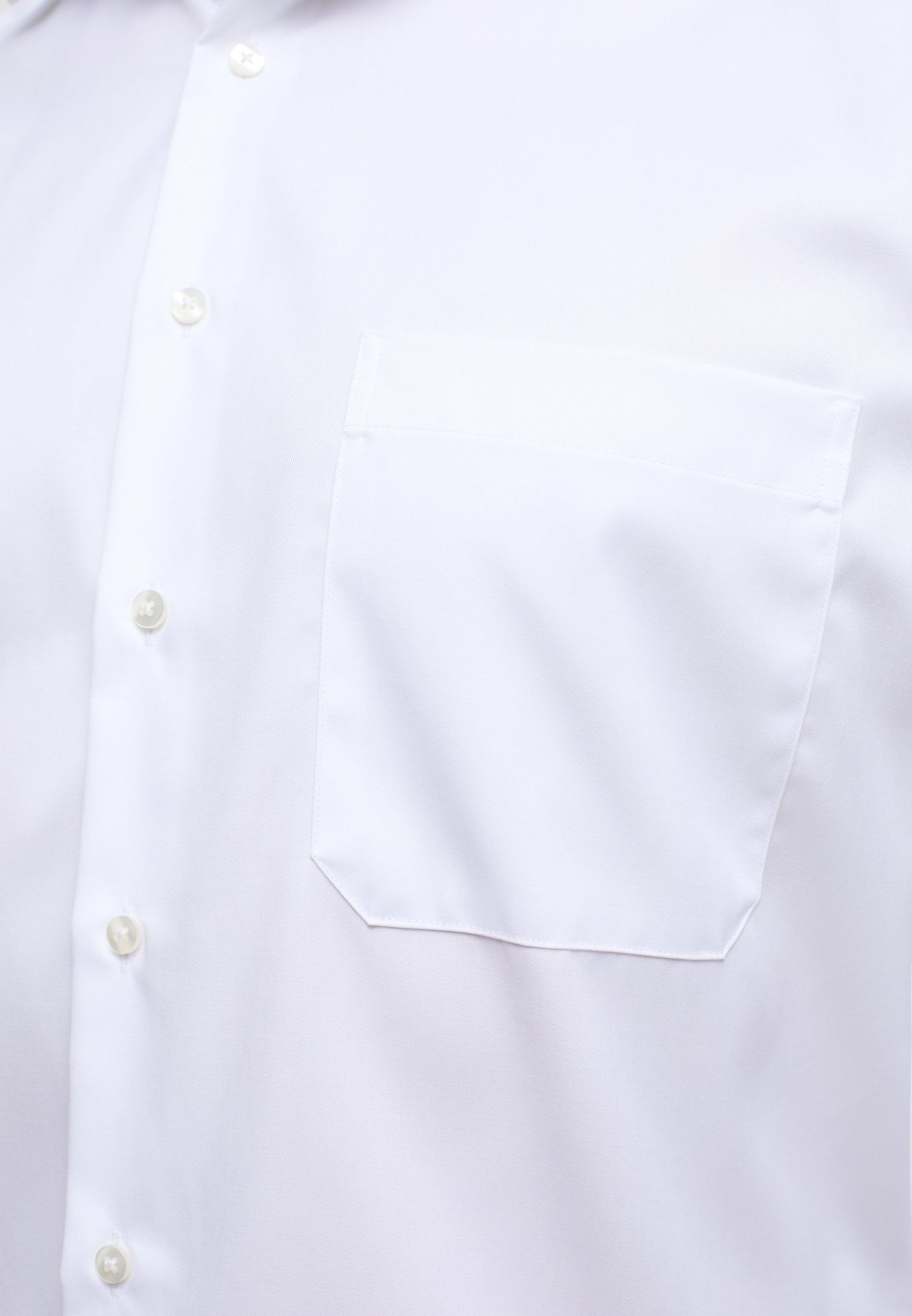 Cover Shirt Twill Langarm (Weiss)