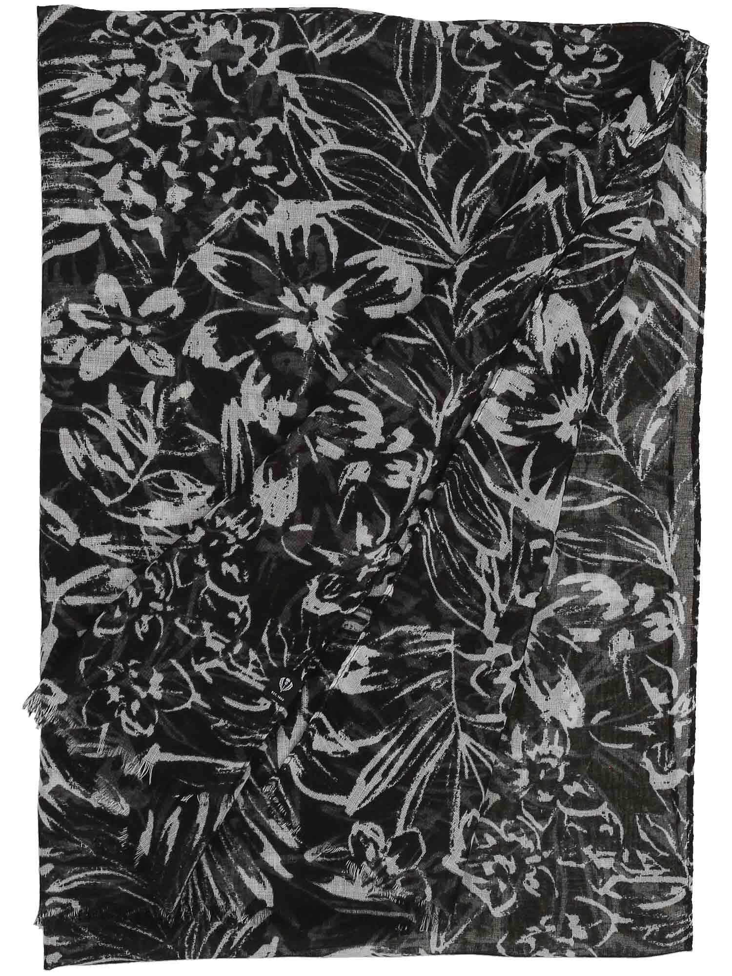 Schal Polyester Schal (Black White)