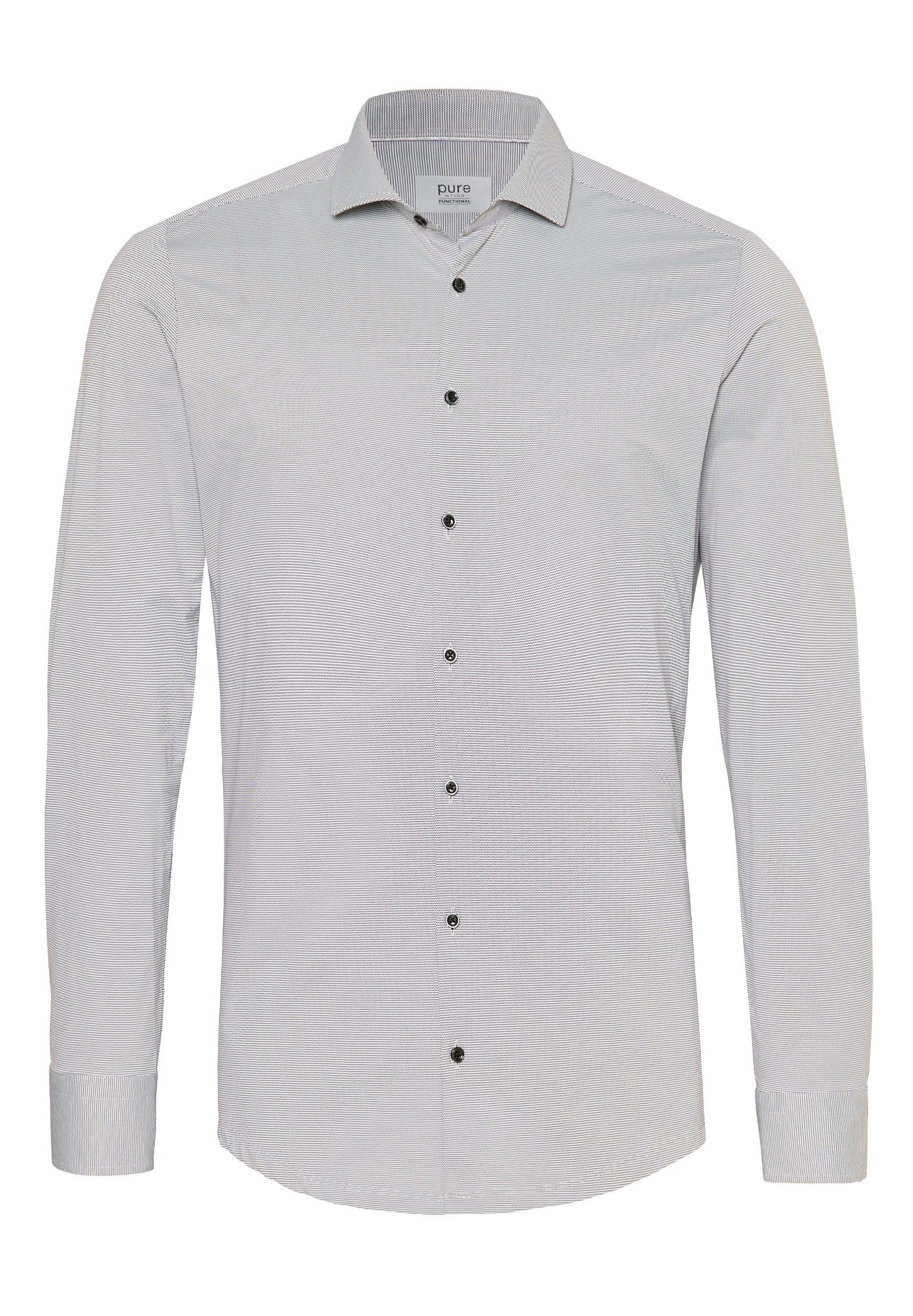 PURE- Functional Hemd Langarm (Uni Mittelbraun)