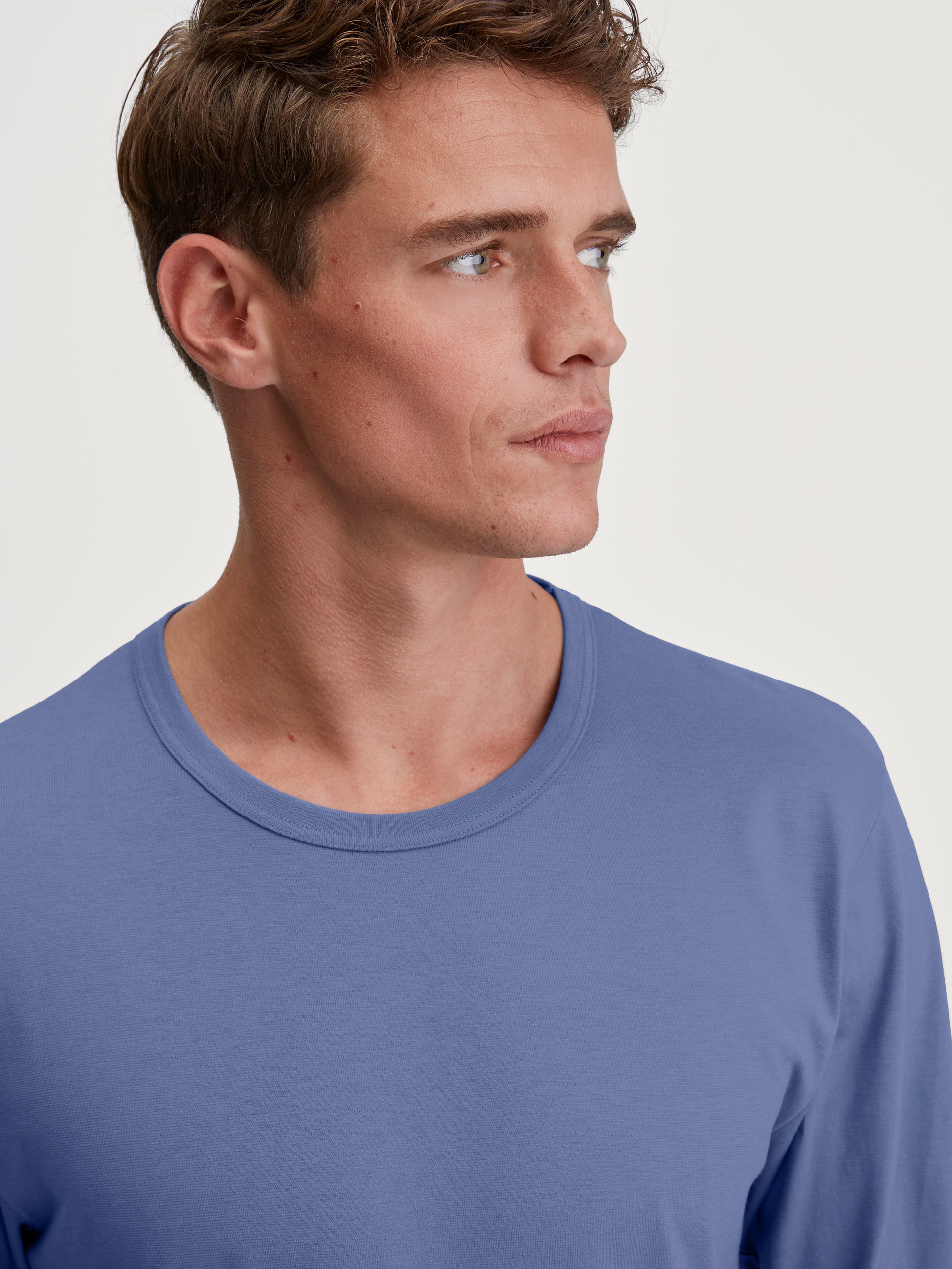 HERREN Shirt langarm (Coastal Fjord)