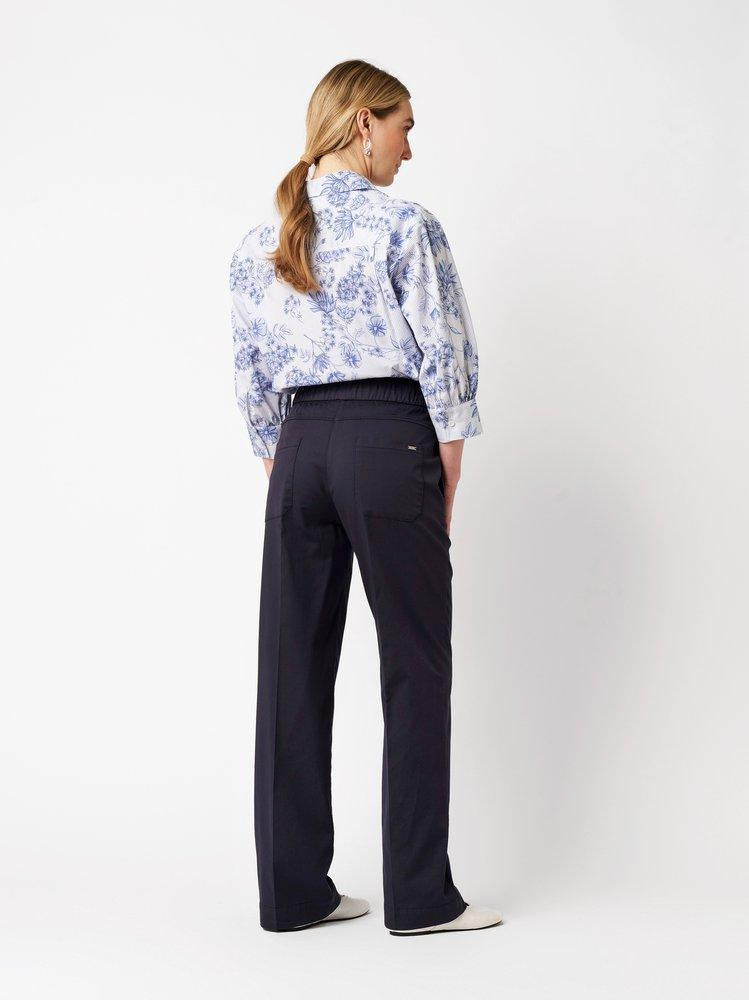 Sue Wide Chino (Dark Blue)