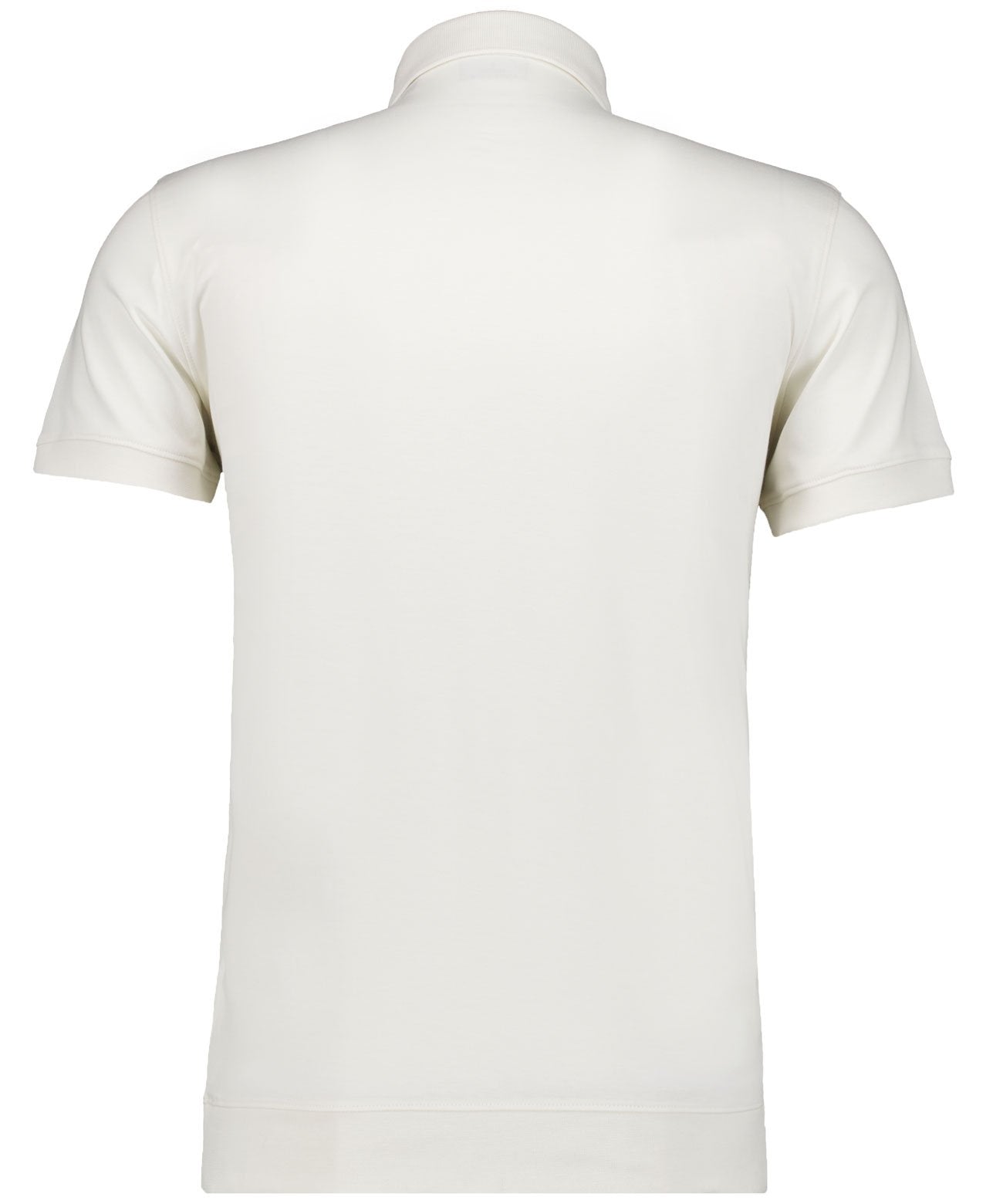 Pima-Polo mit Bund (Ecru)