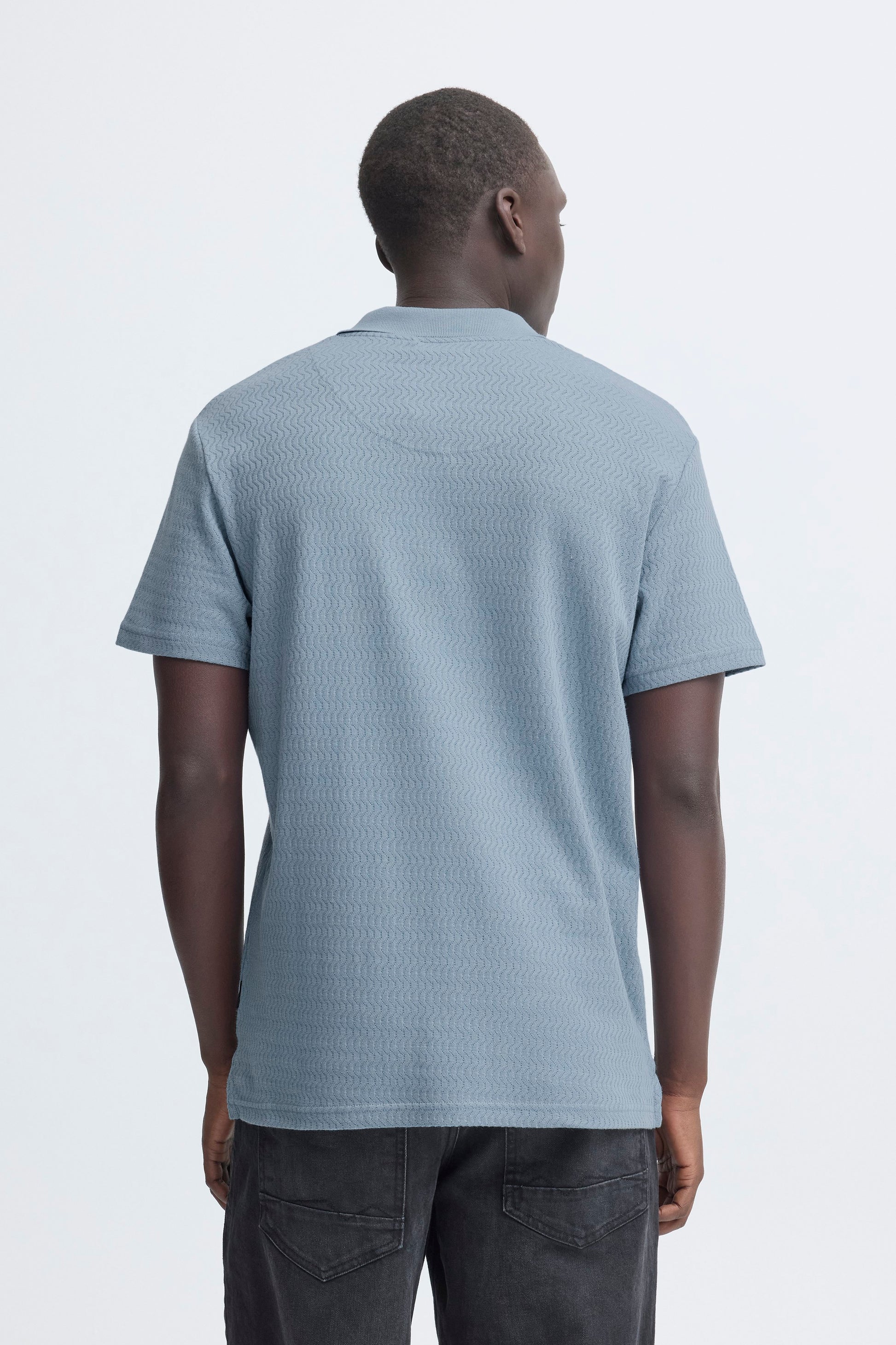 Bheskild Polo S/s (Faded Denim)