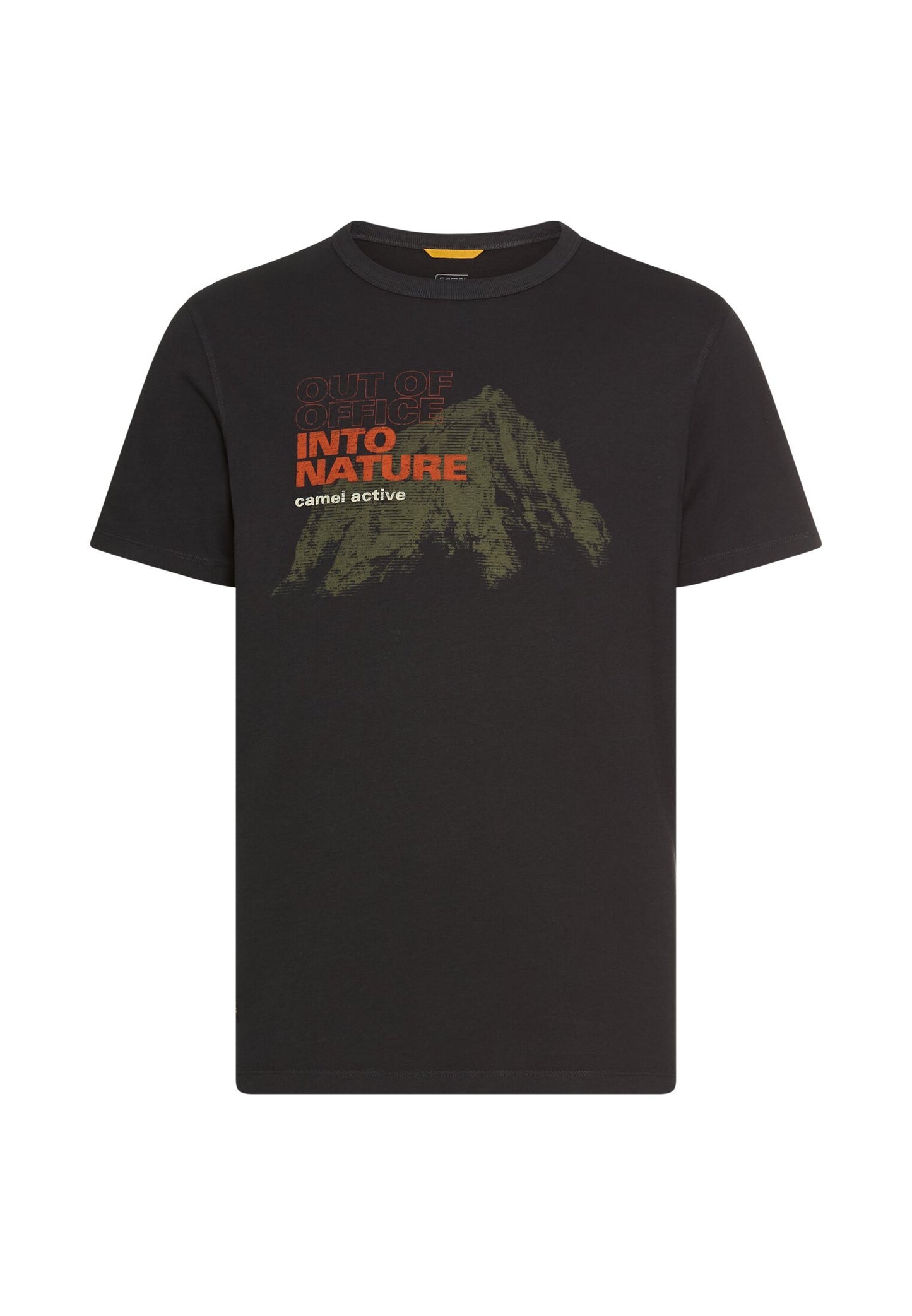 T-Shirt aus reiner Baumwolle (Asphalt)