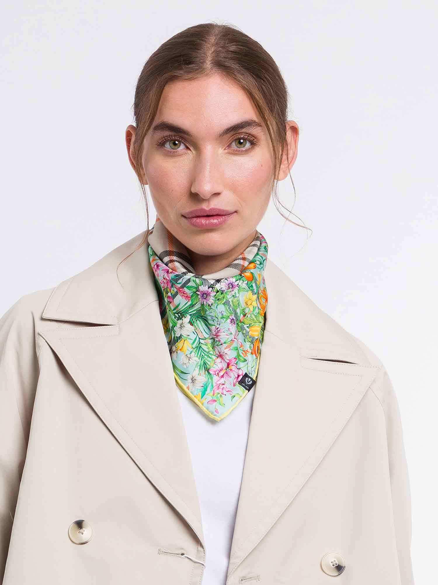 Nicki Seide Bandana (Powder Mint)