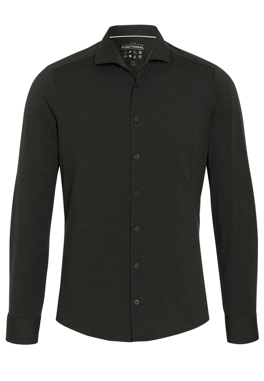 PURE- Functional Hemd Langarm (Uni Tanne)