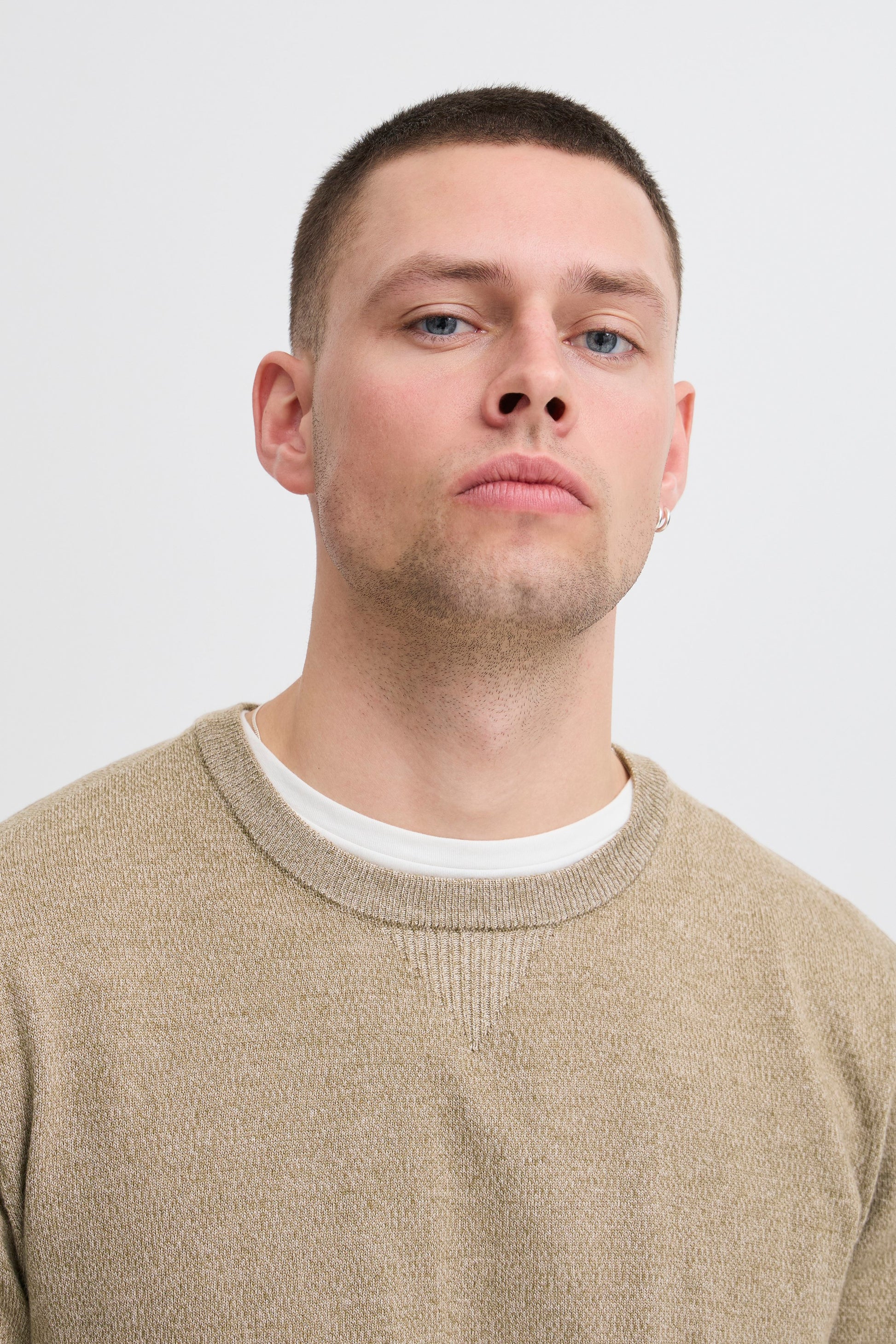 Bhbruton Crew Neck Knit (Cornstalk)