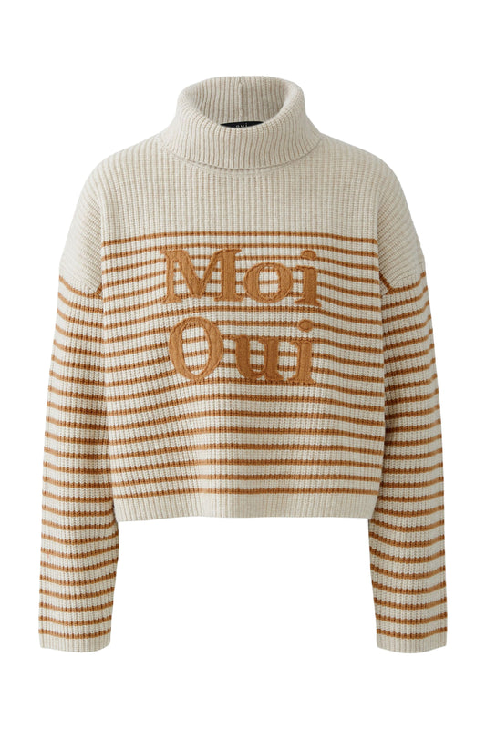 Pullover (Offwhite Camel)