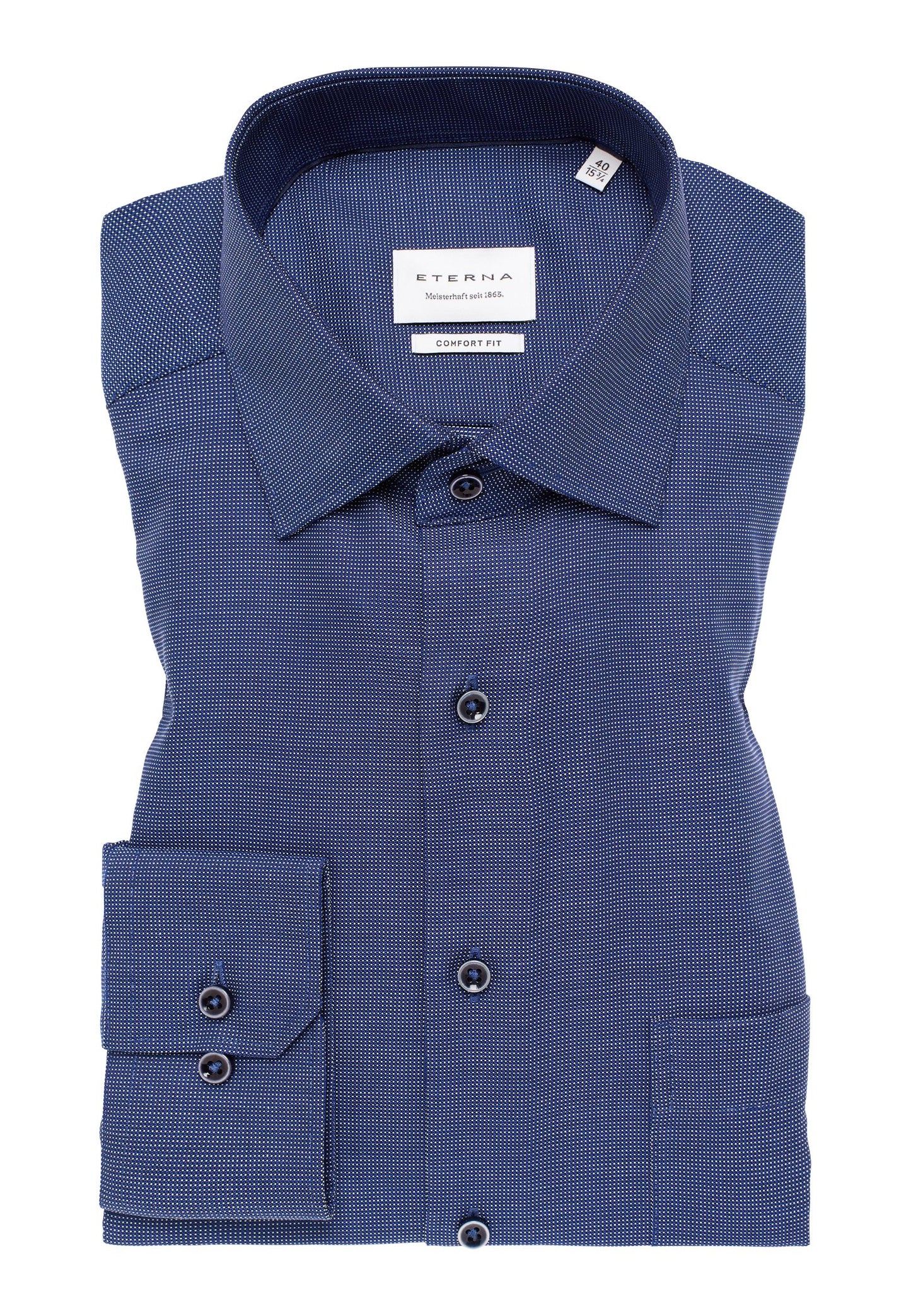 Hemd  Langarm (Blau)