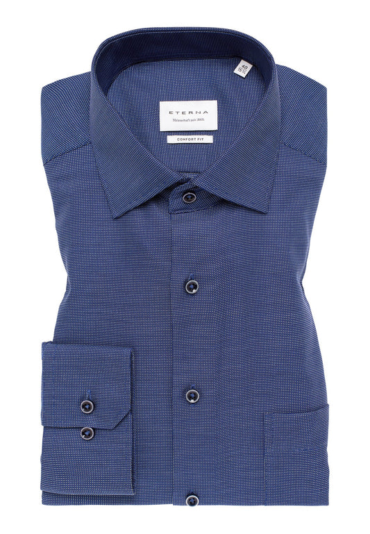 Hemd  Langarm (Blau)