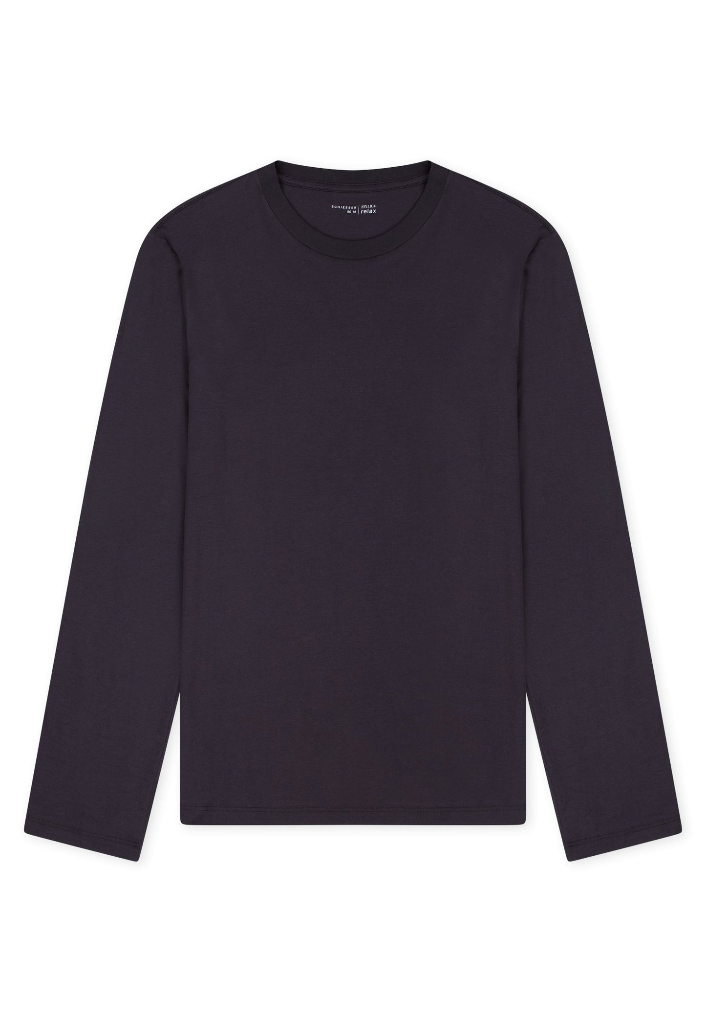 Langarmshirt Rundhals (Graphit)