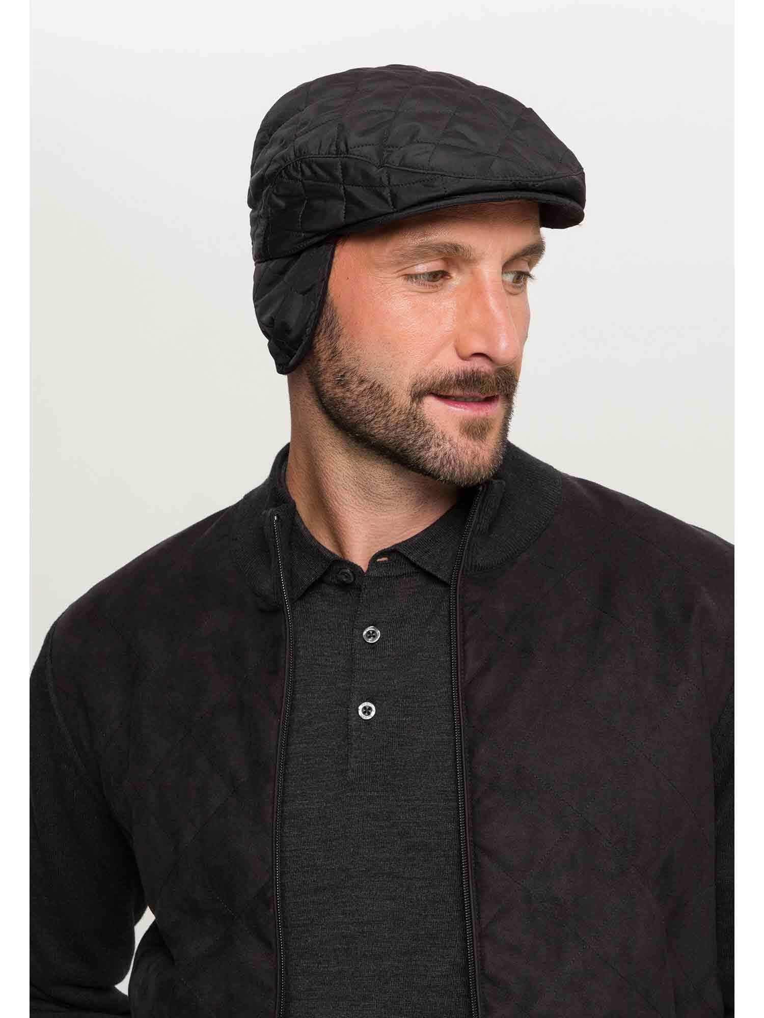 Flatcap Polyester Flatcap (Black)