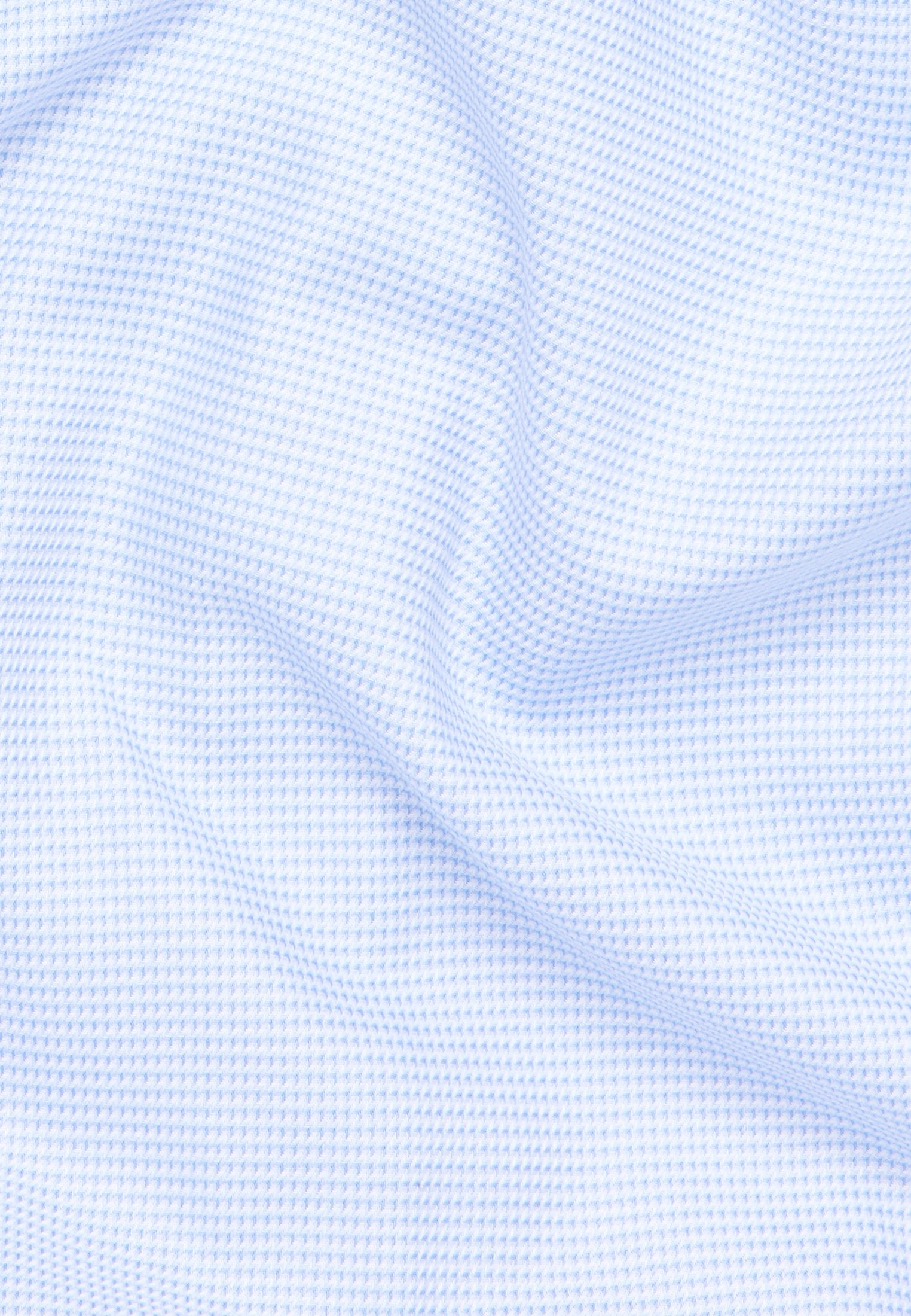 Hemd Twill Langarm (Mittelblau)