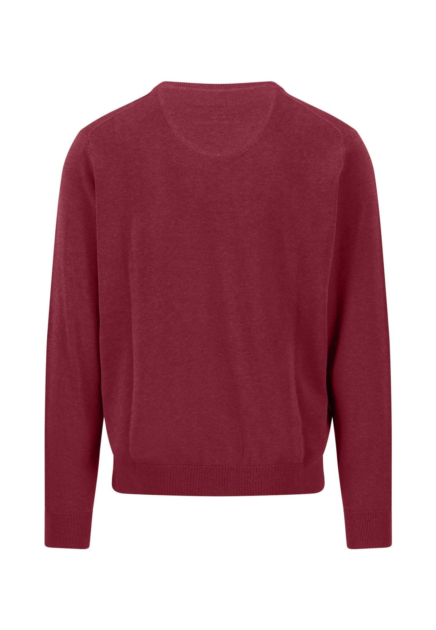 V-Neck, Superfine (Brick)