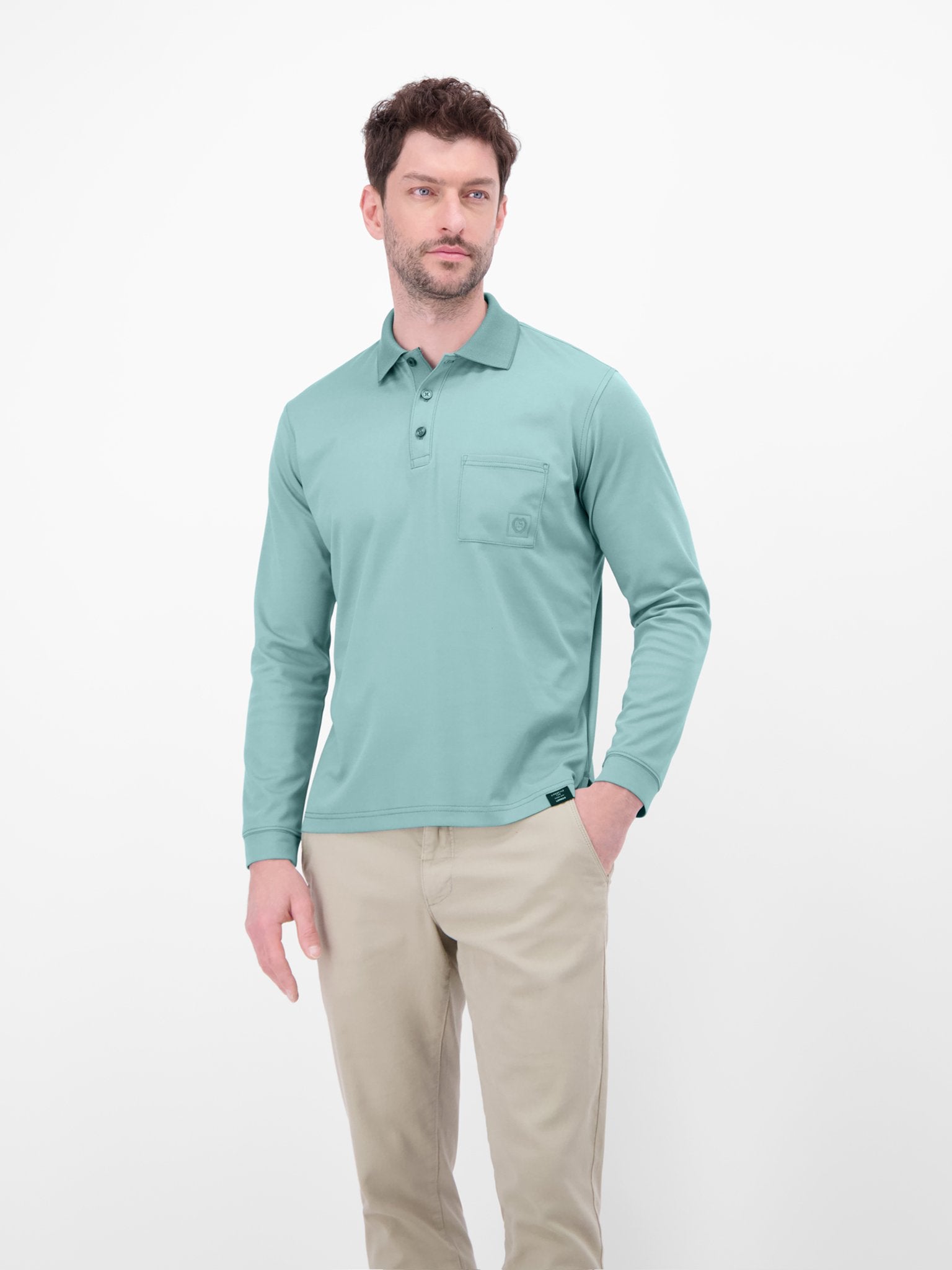 Polo-knopf (Arctic Blue)