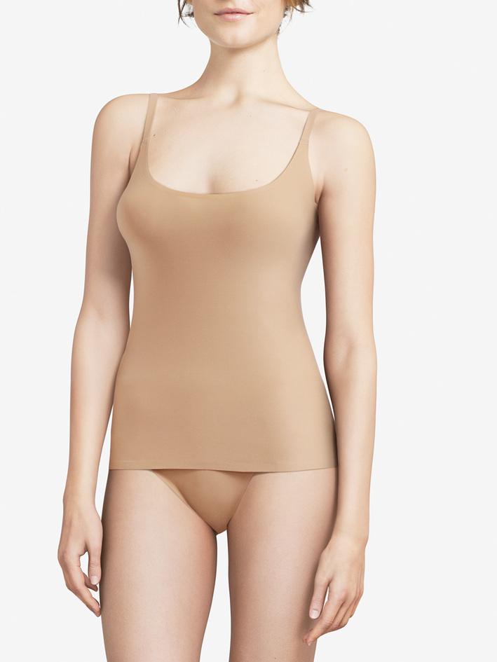 SOFTSTRETCH Top mit Spaghettiträgern (0wu Nude)