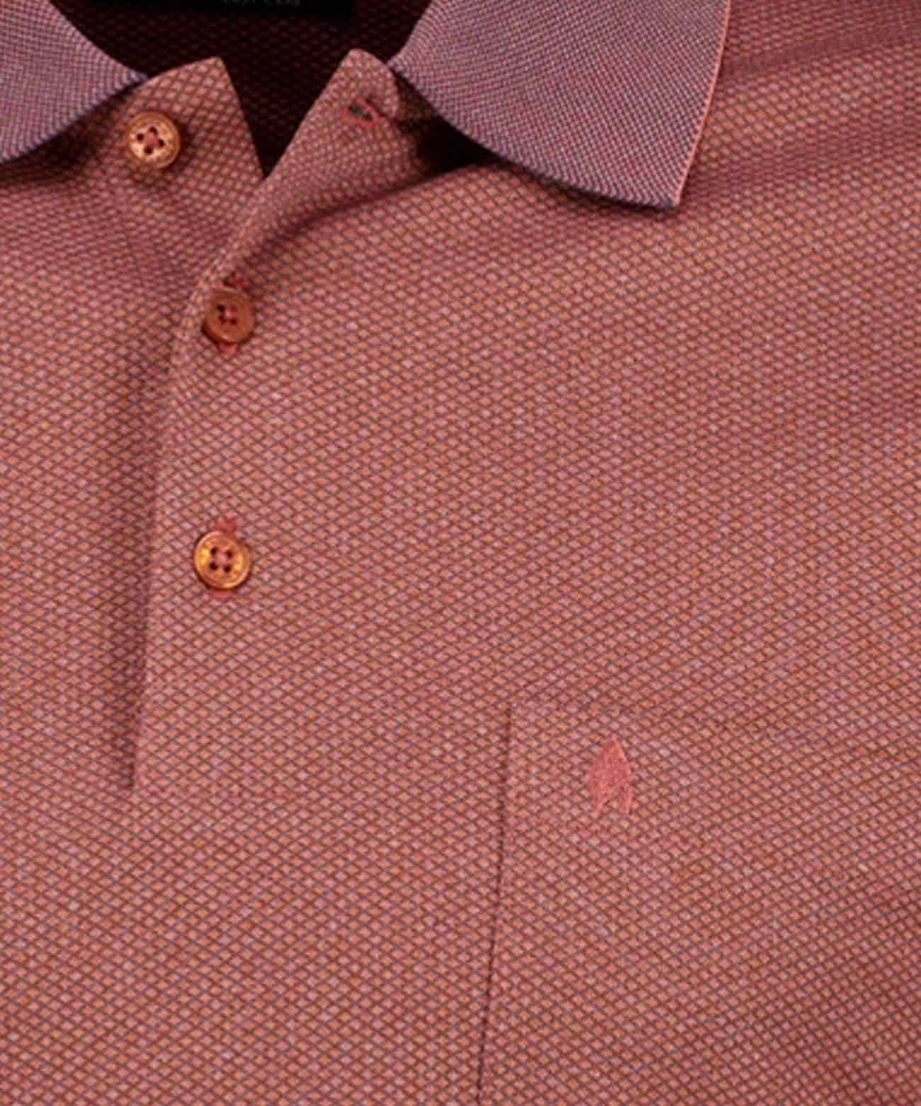 Poloshirt langarm (Vintagerot)