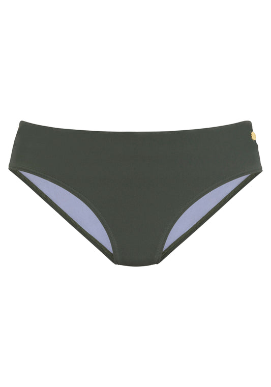 lascana Bikinihose normal (Oliv Solid)