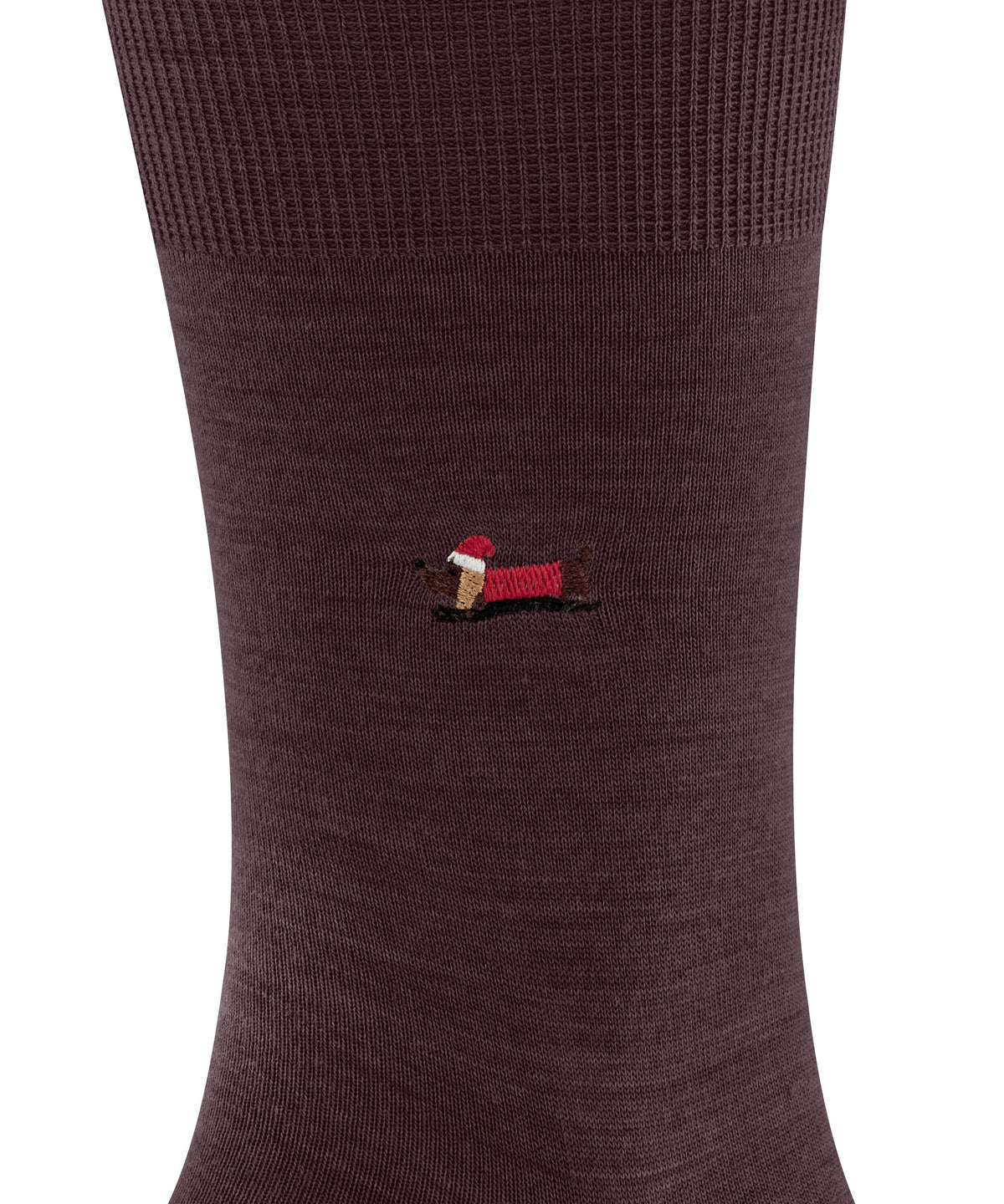 FALKE Airport X-Mas Dachshund Herren (Barolo)