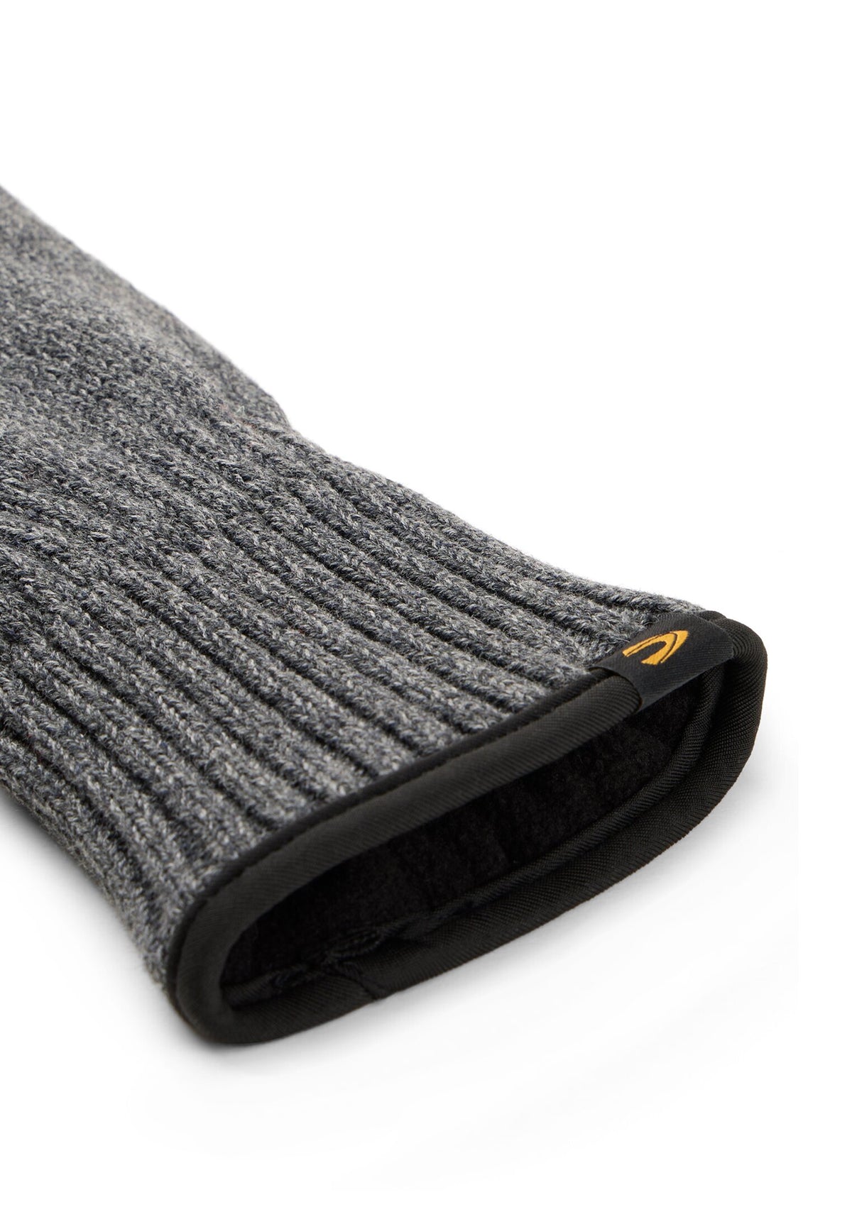 Strickhandschuhe mit Fleecefutter (Gunmetal)