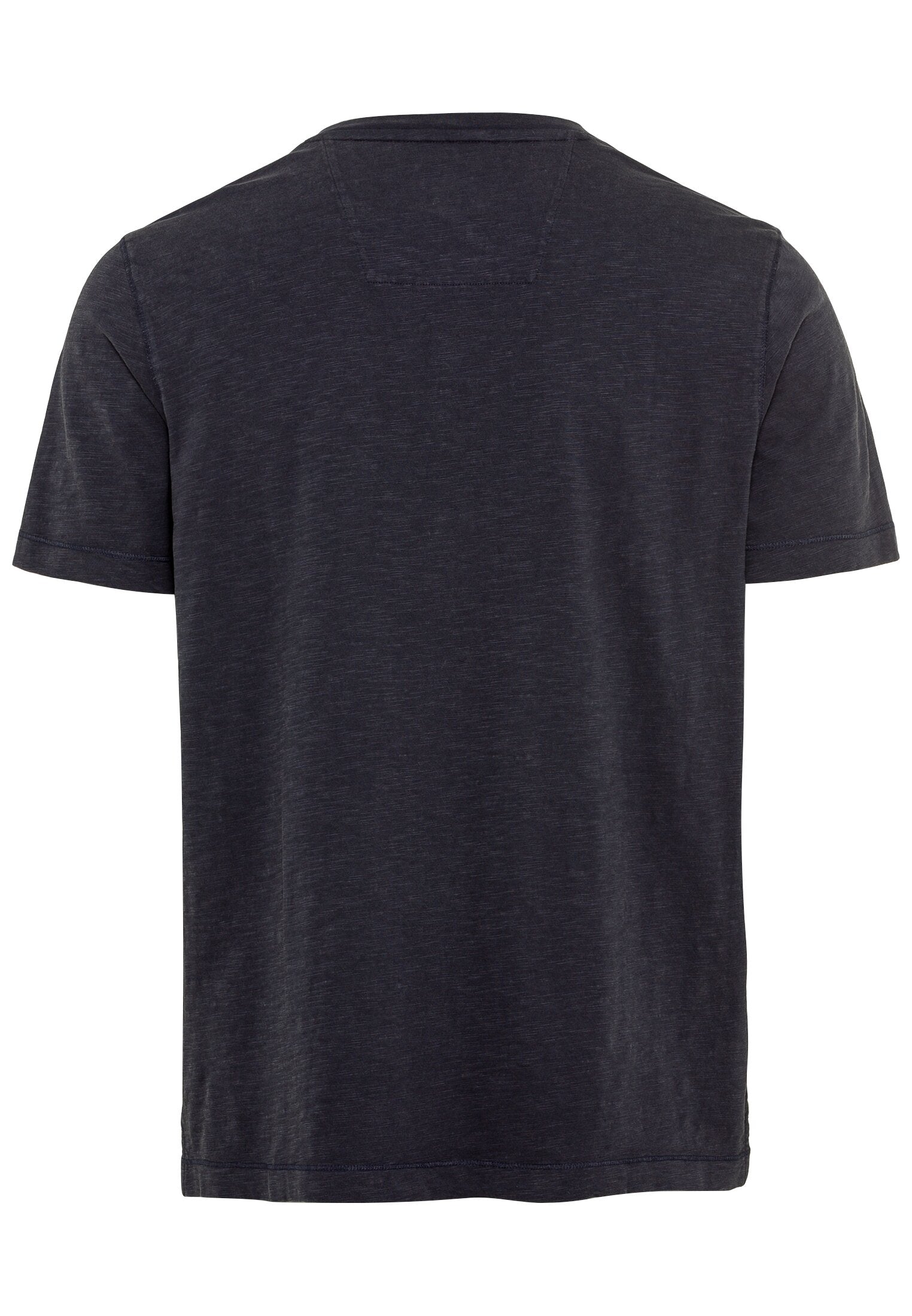 Kurzarm Henley aus Organic Cotton (Night Blue)