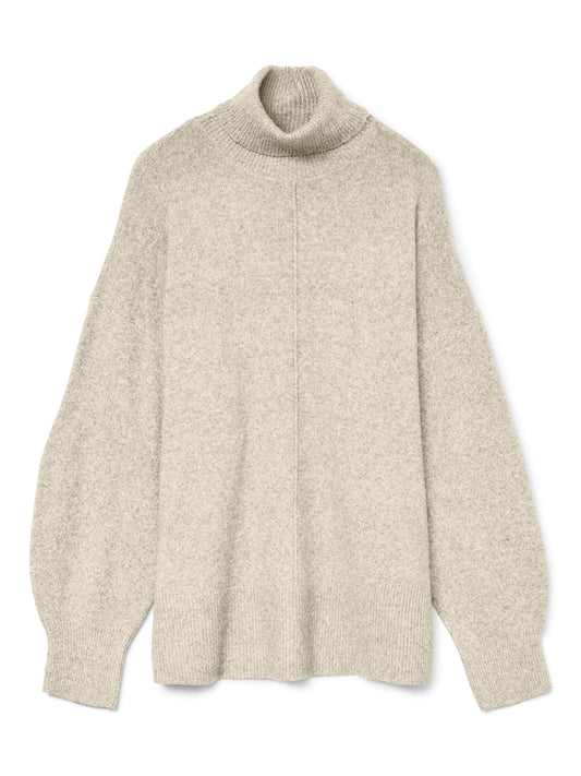Vmdoffy Ls Roll Neck Pullover Noos (Birch/mela)