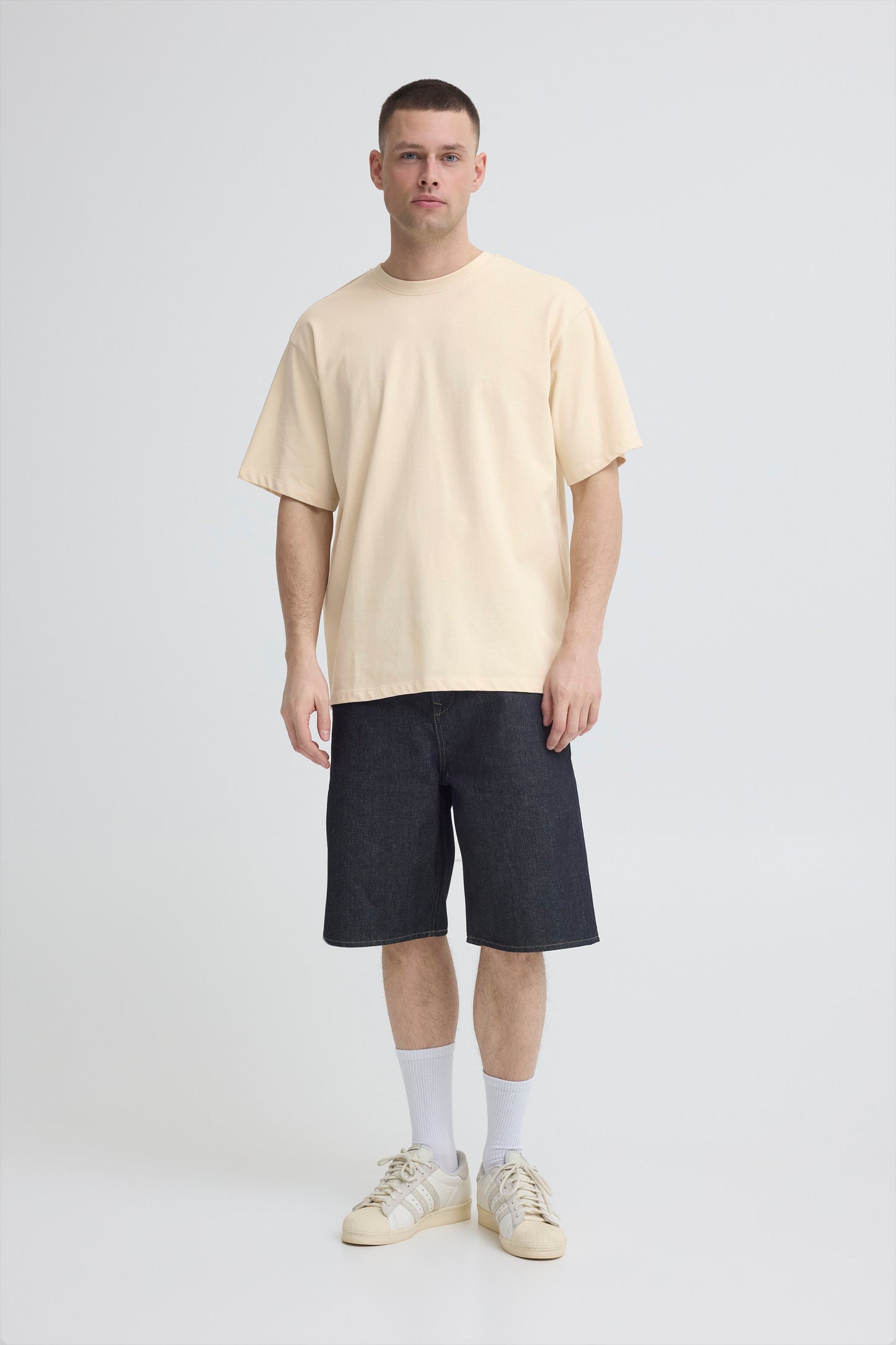 Bhfisher Oversize Tee Noos (Bleached Sand)