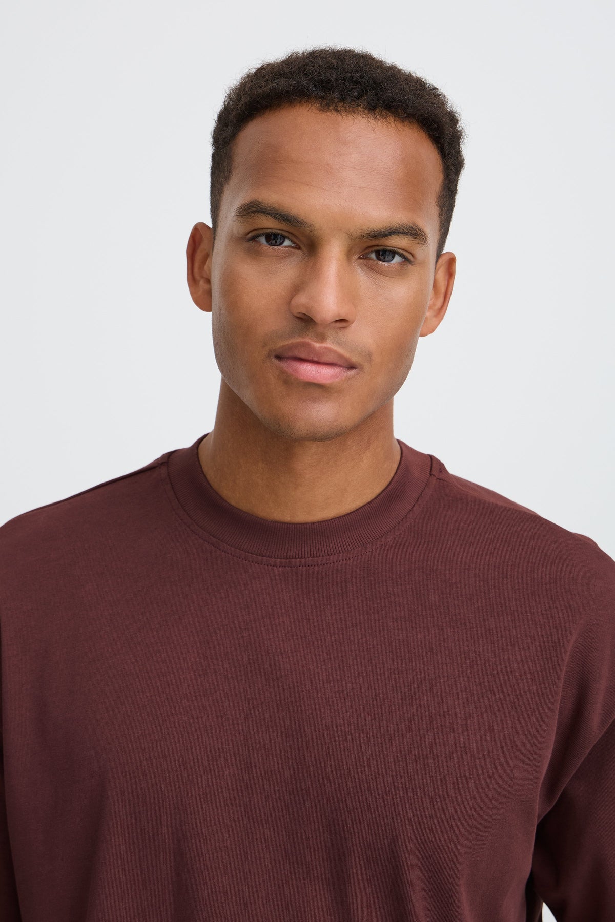 Bhlucius S/s Wash Print Tee (Rum Raisin)