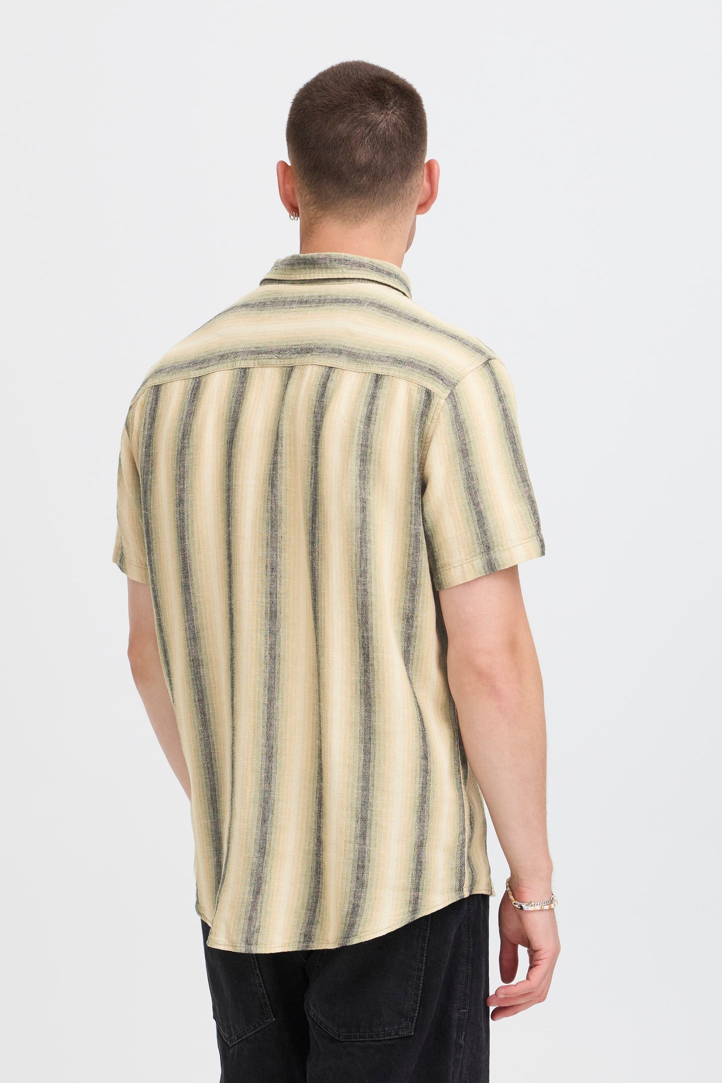 Bhbobby Linen Multi Stripe (Oil Green)