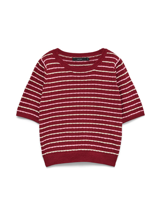 Vmmonica 2/4 O-neck Pullover Boo (Biking Red)
