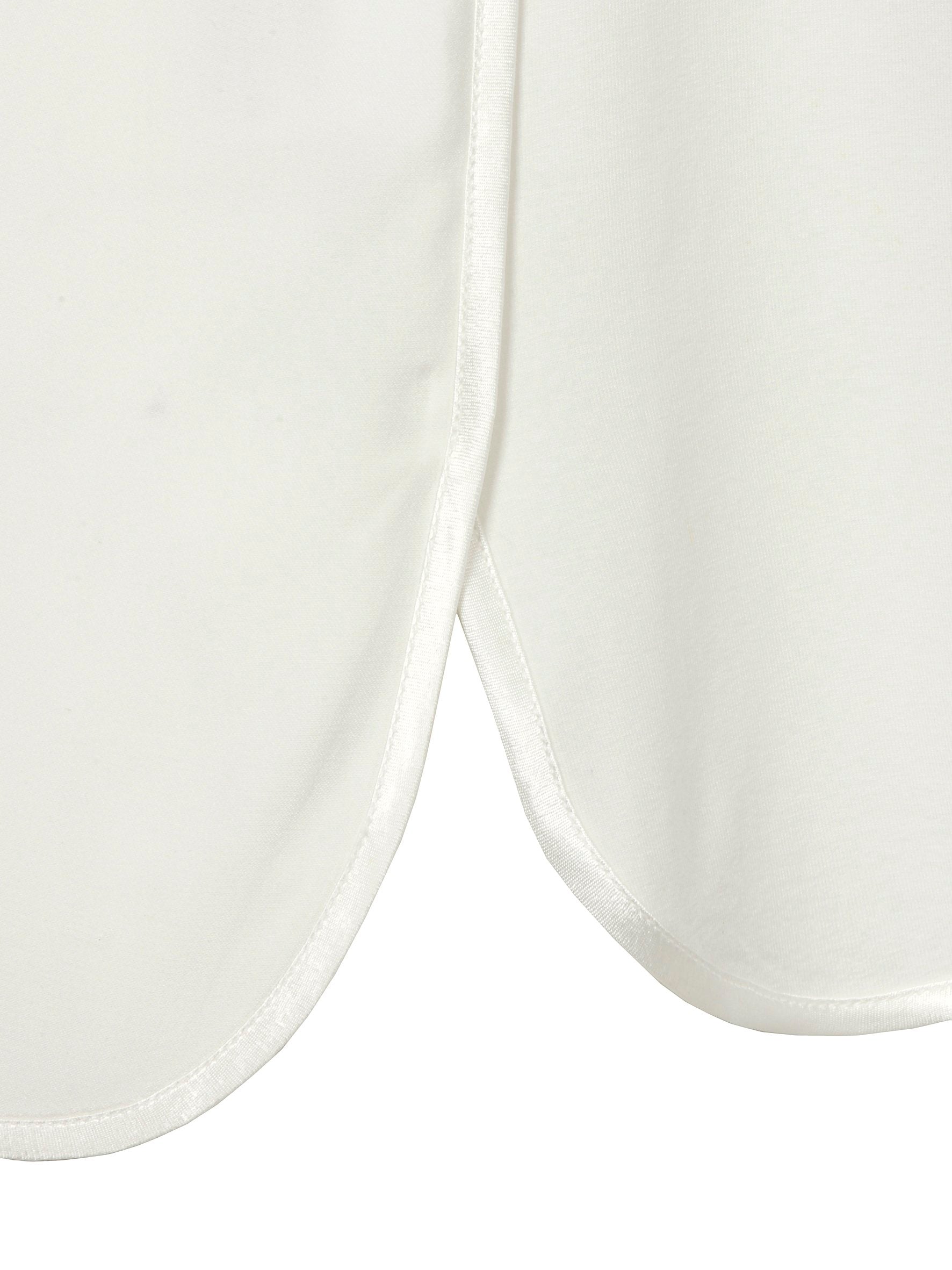 Bluse V-Ausschnitt ohne Arm (Offwhite)
