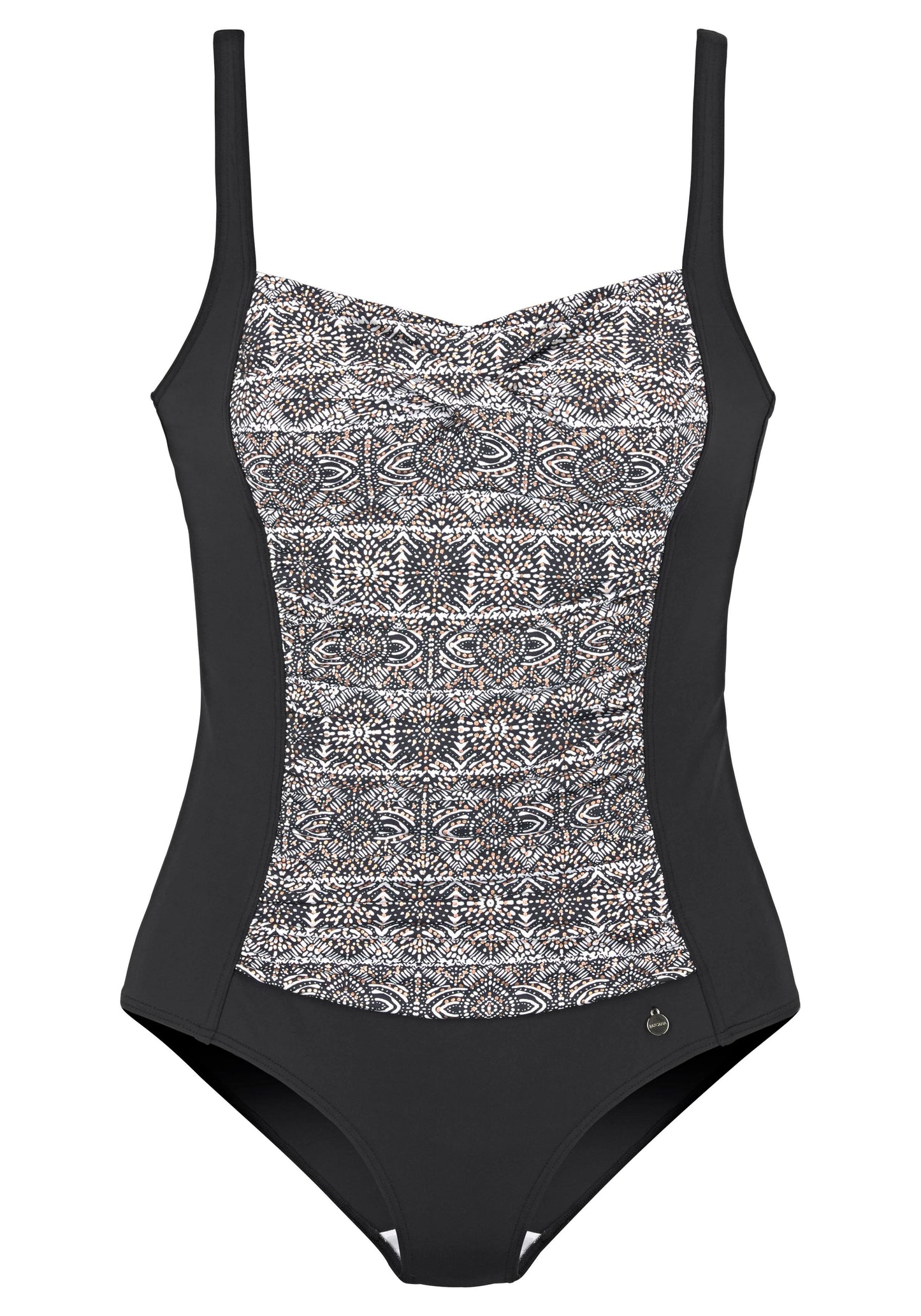 LASCANA Badeanzug (Black Print)