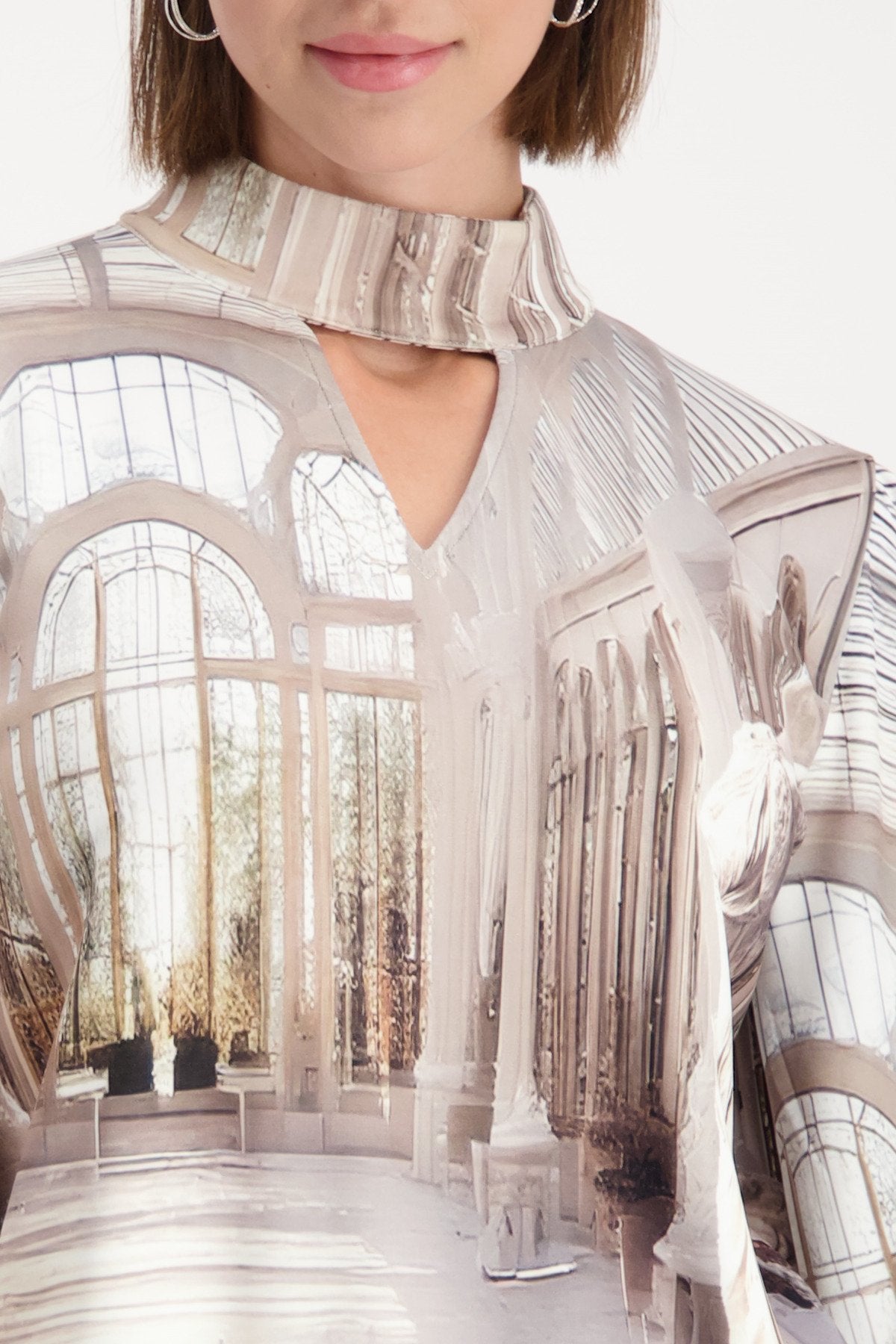 Sweatshirt (Almond Gemustert)