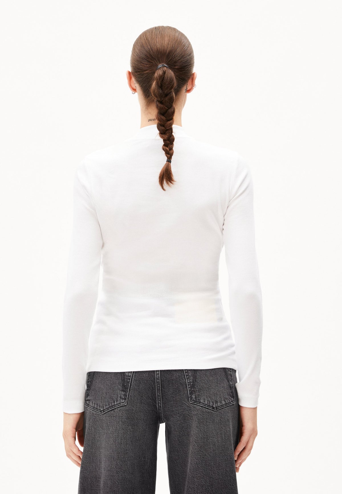 Fatimaara Rib Longsleeve (White)