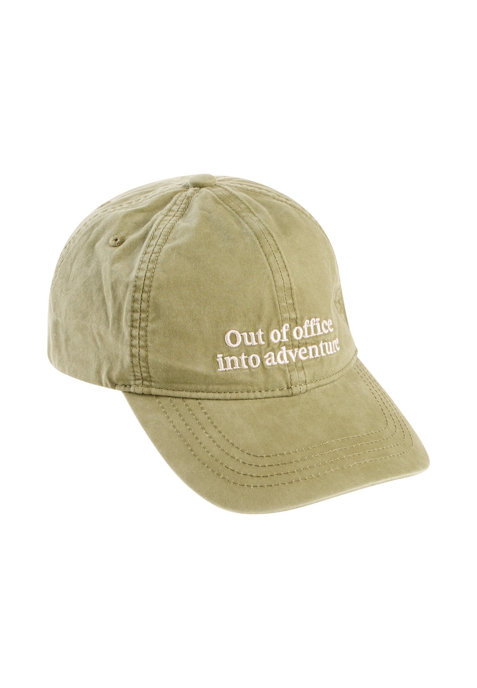 Cap aus reiner Baumwolle (Deep Olive)