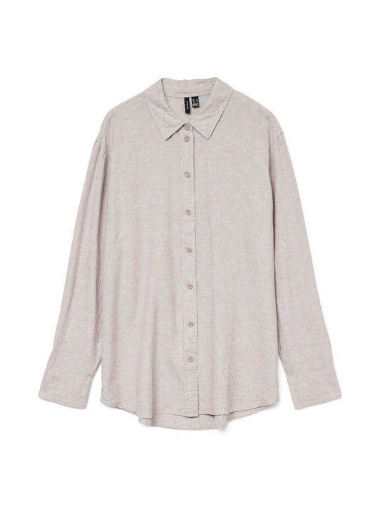 Vmlinn Ls Shirt Wvn Noos (Moon Rock/)