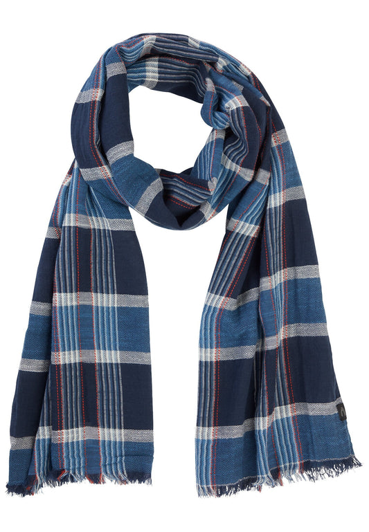 Schal aus Organic Cotton (Dark Navy)