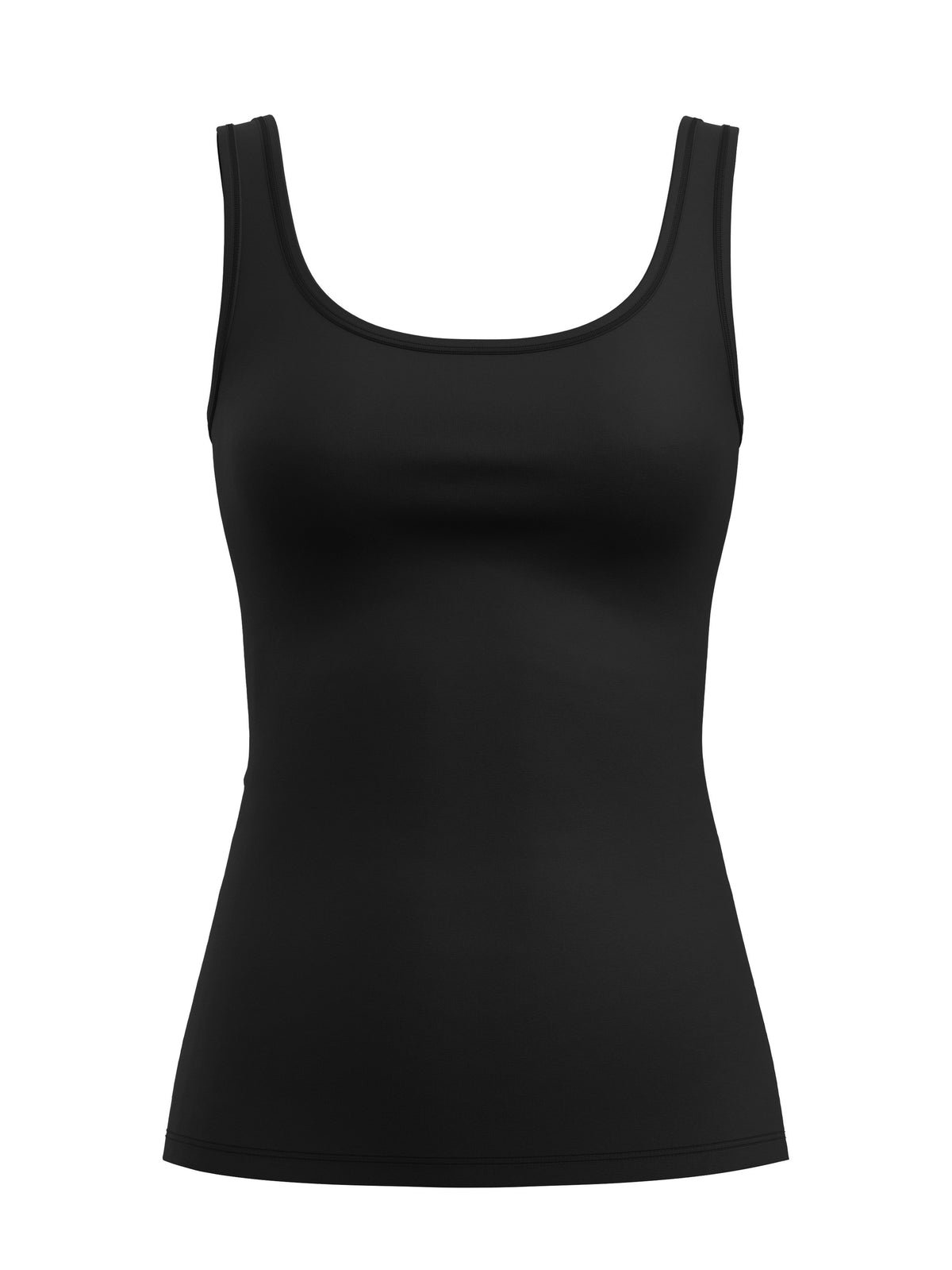 DAMEN Top ohne Arm (Schwarz)