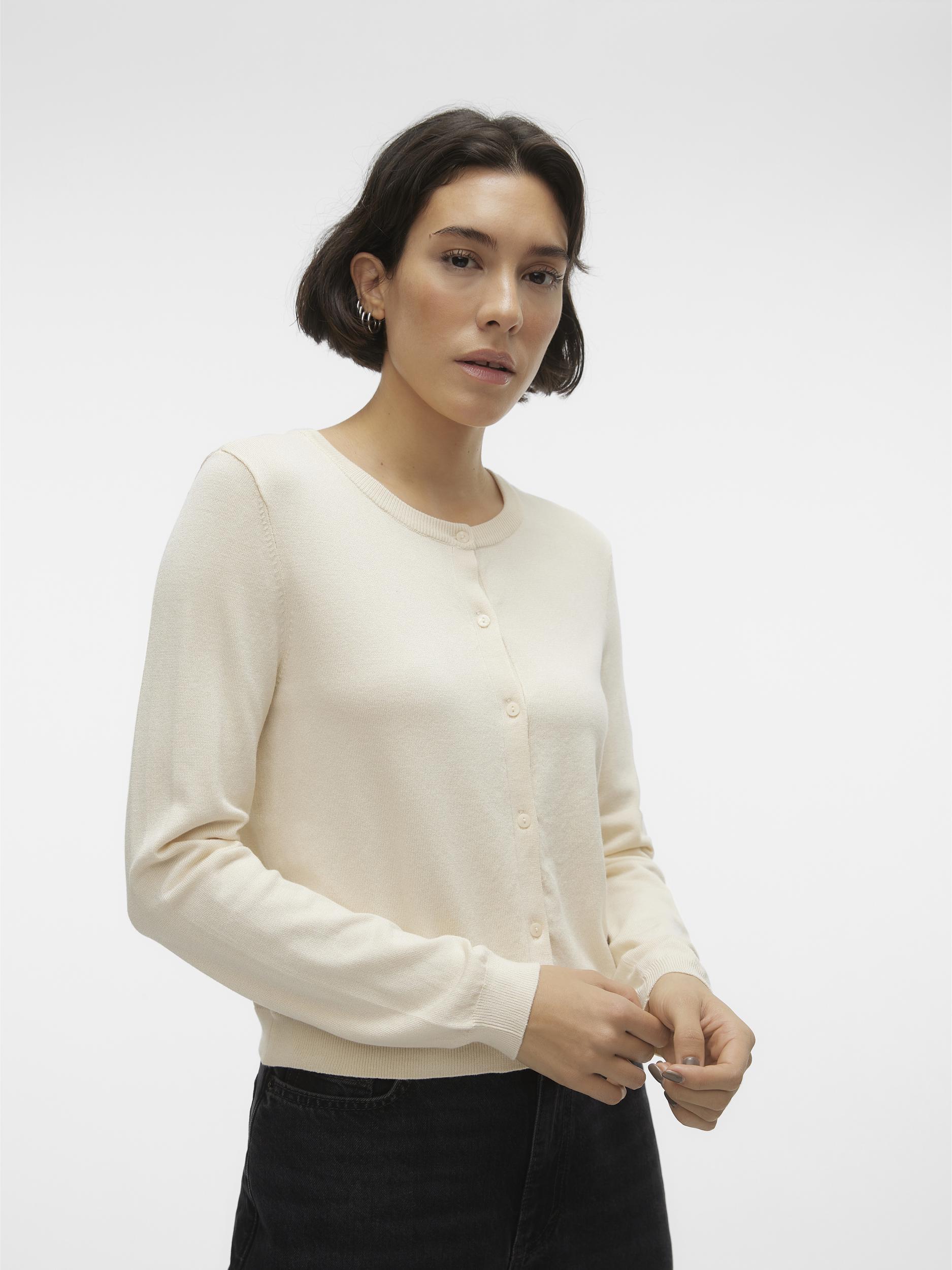 Vmglory Ls O-neck Short Cardigan Ga (Birch)