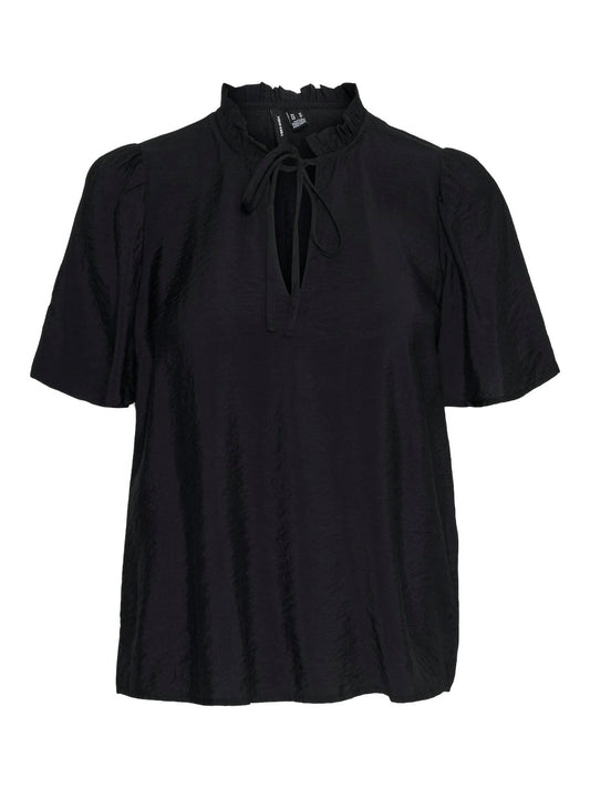 Vmjosie Ss Top Wvn Ga (Black)