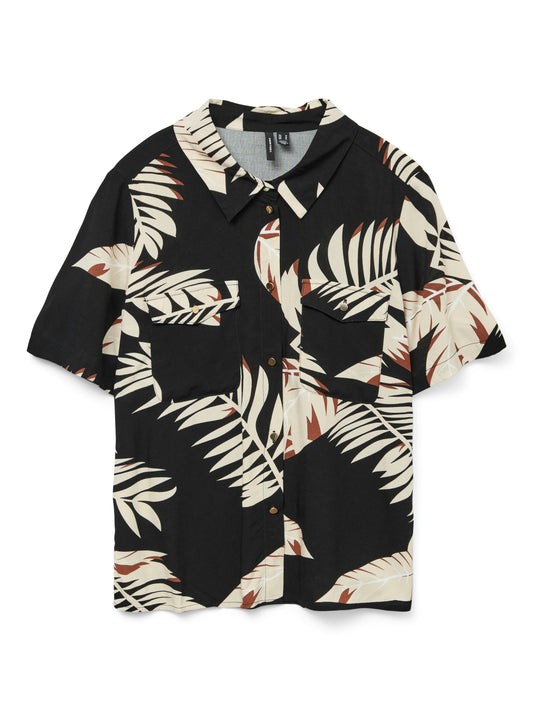 Vmeasy Joy Gold Ss Shirt Wvn Ga (Black/fion)