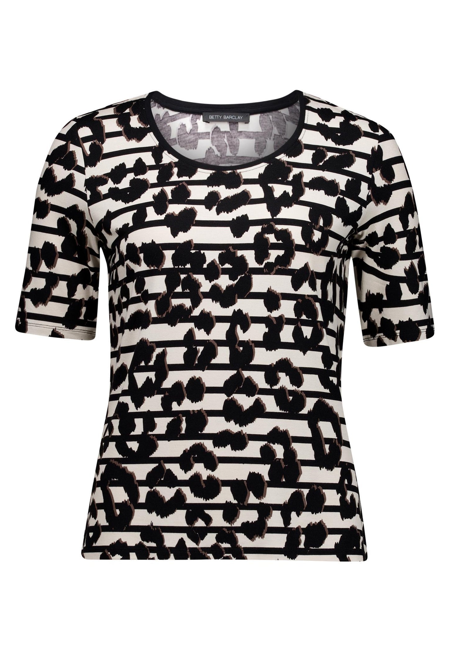 Printshirt (Beige/black)
