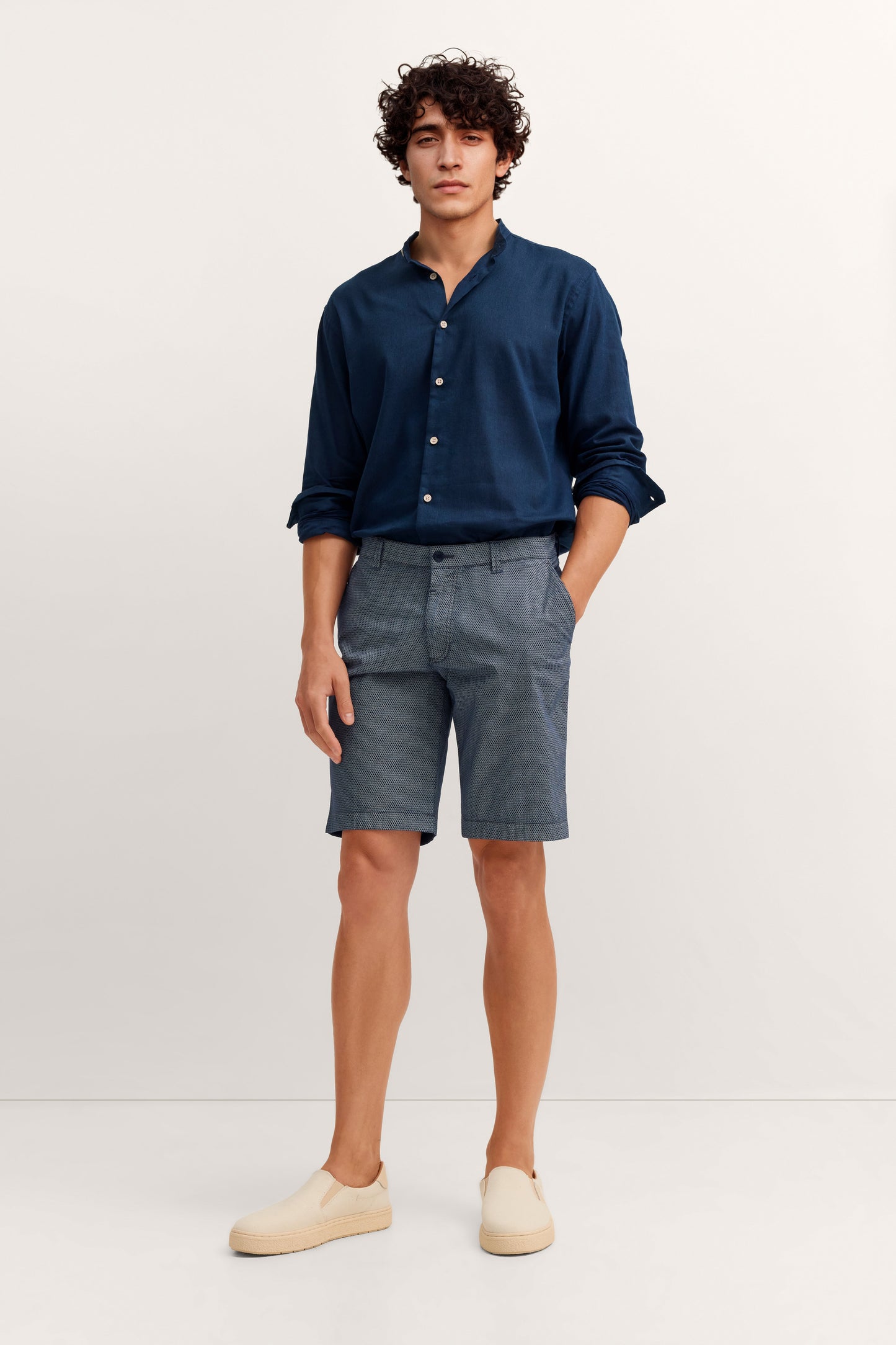 Herren Bermuda/Shorts (Marine)