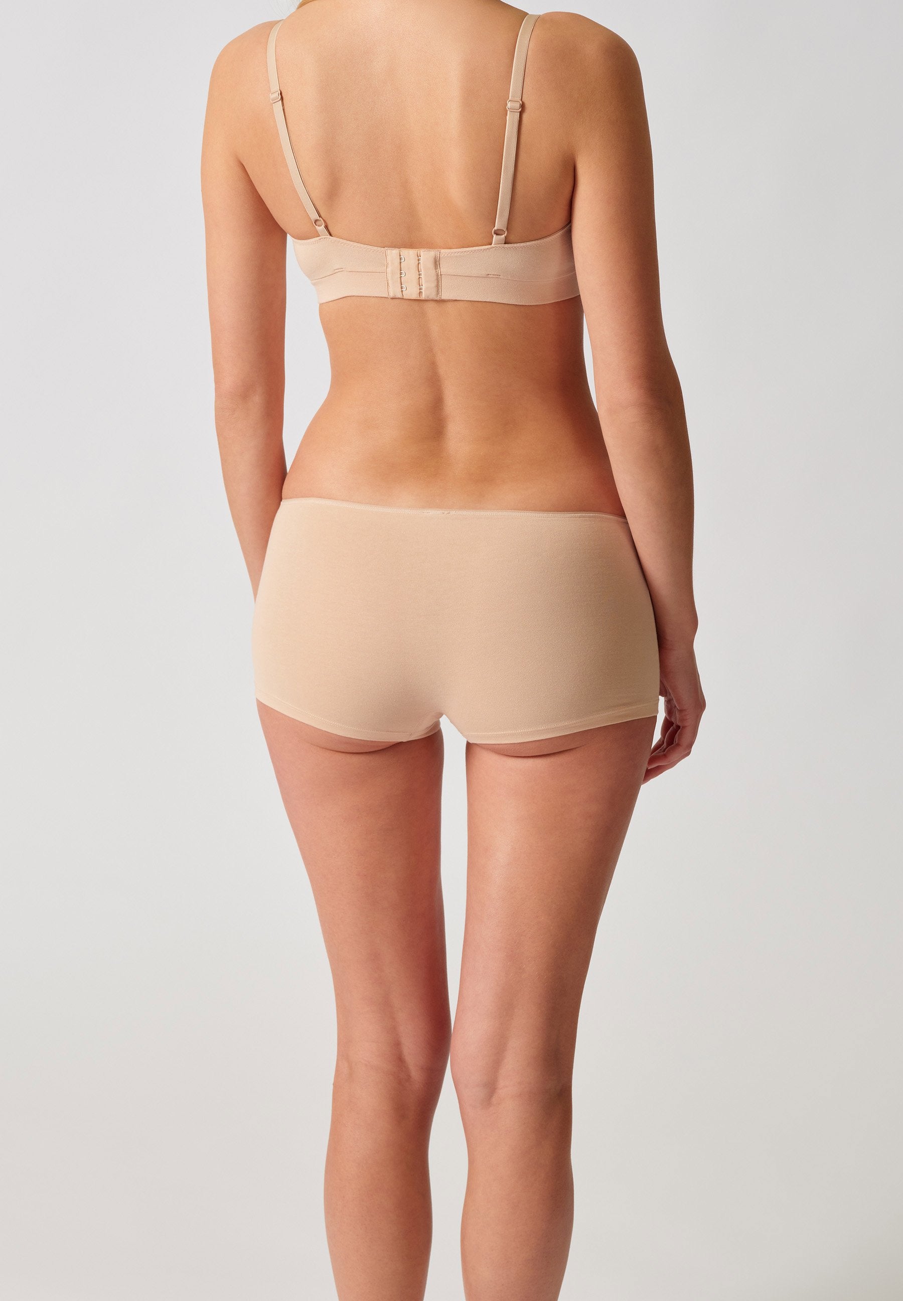 Skiny Damen Pants Doppelpack SKINY ADVANTAGE Cotton Stretch (Beige)