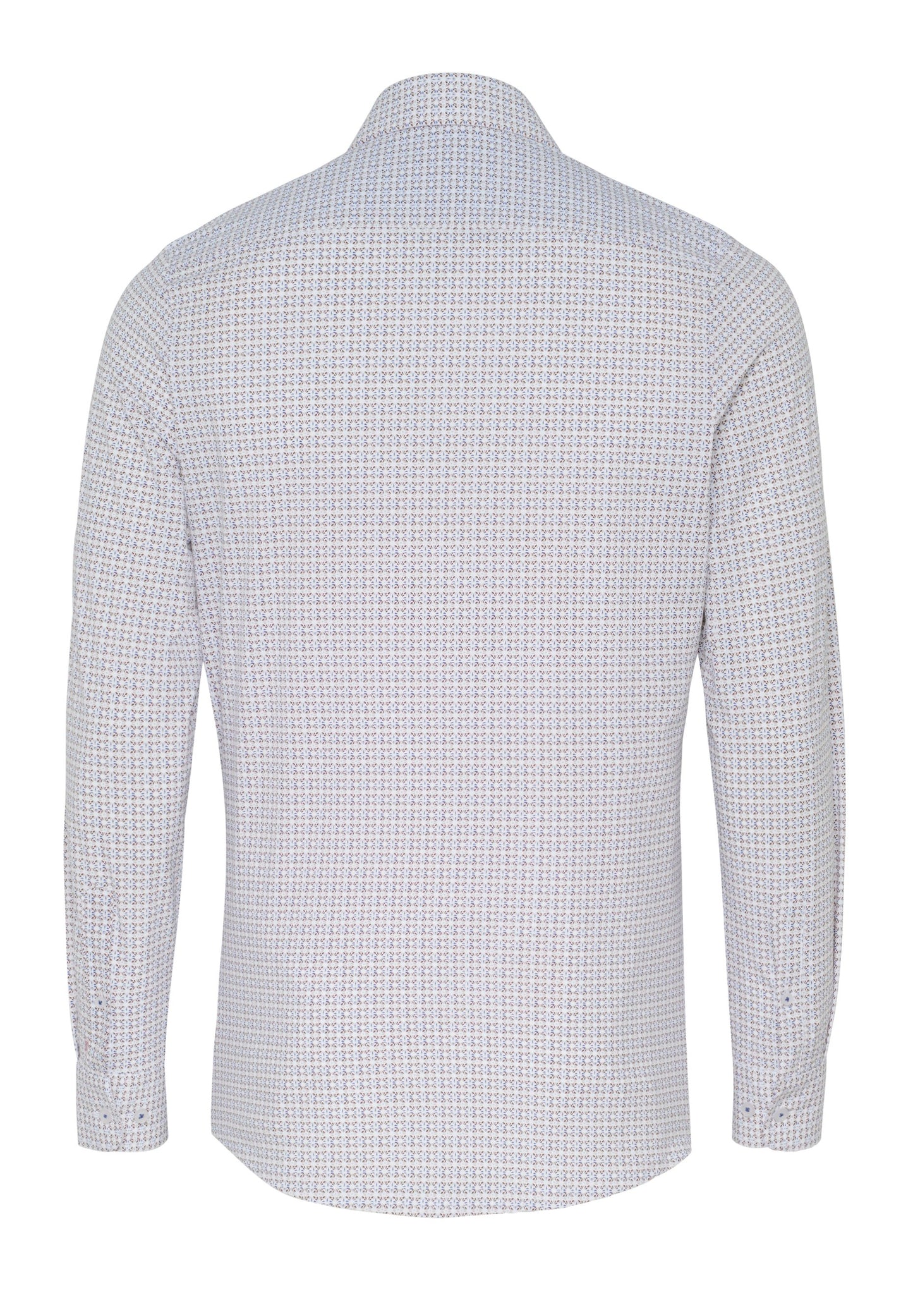 PURE- Functional Hemd Langarm (Druck Hellbraun)